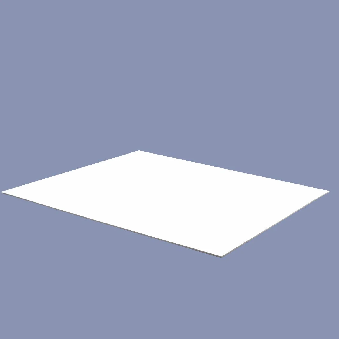 Materia Prima Pannello Espanso Cartone Schiuma Bianco 100x70 cm 3 mm