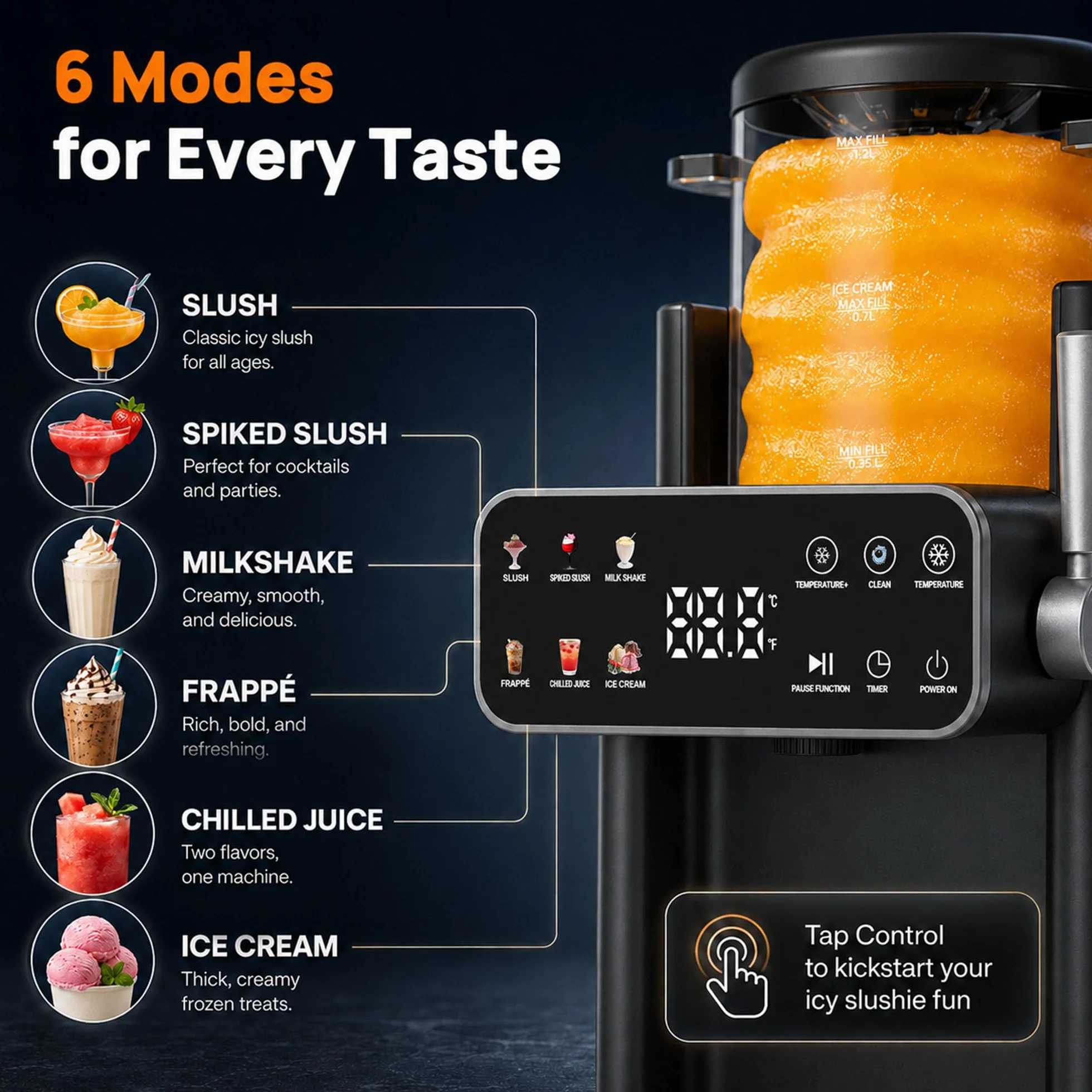 Slushie Machine, grafite, confezione da 1