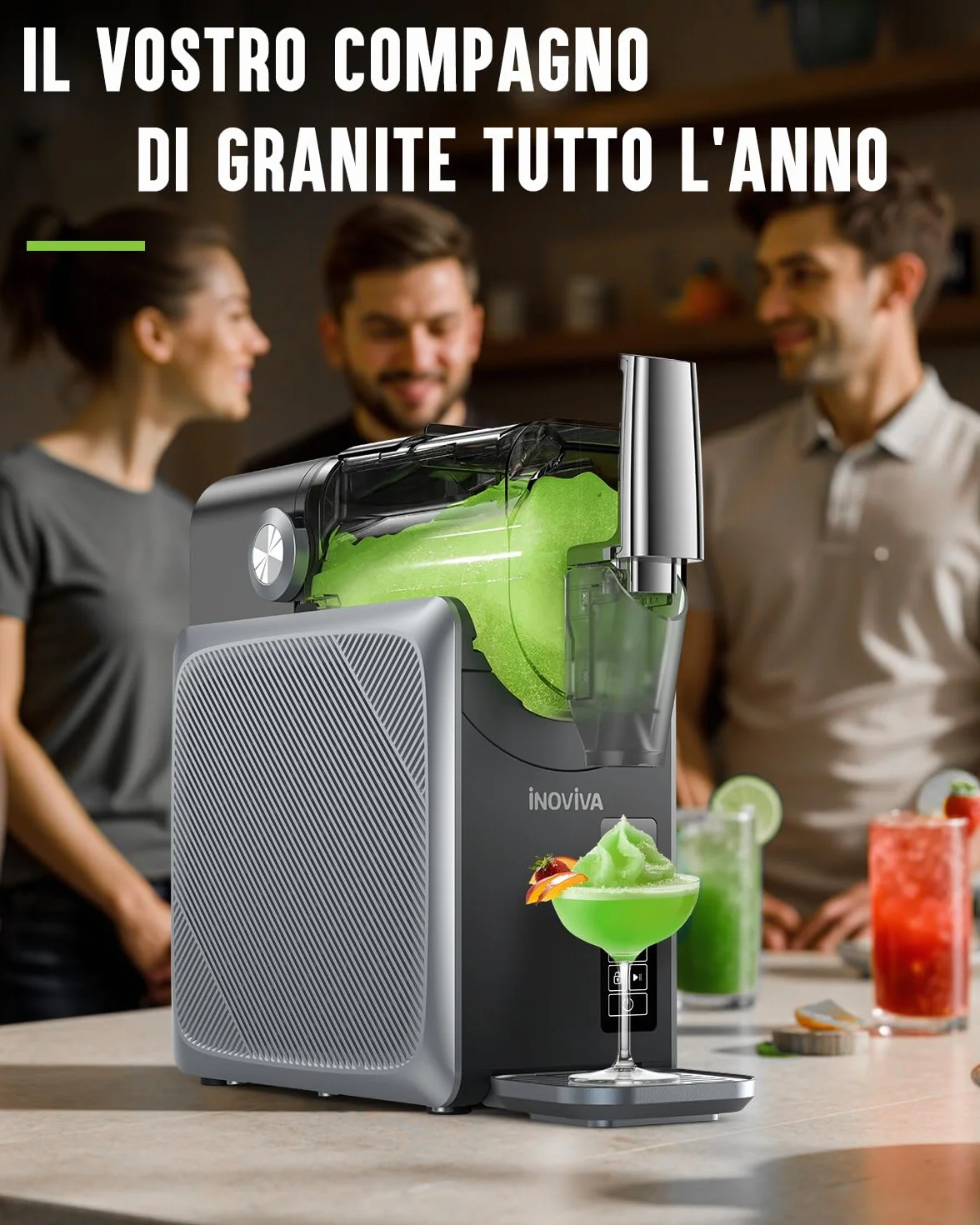 Macchina per granite INOVIVA 2L autopulizia 5 programmi S1.2 Versione