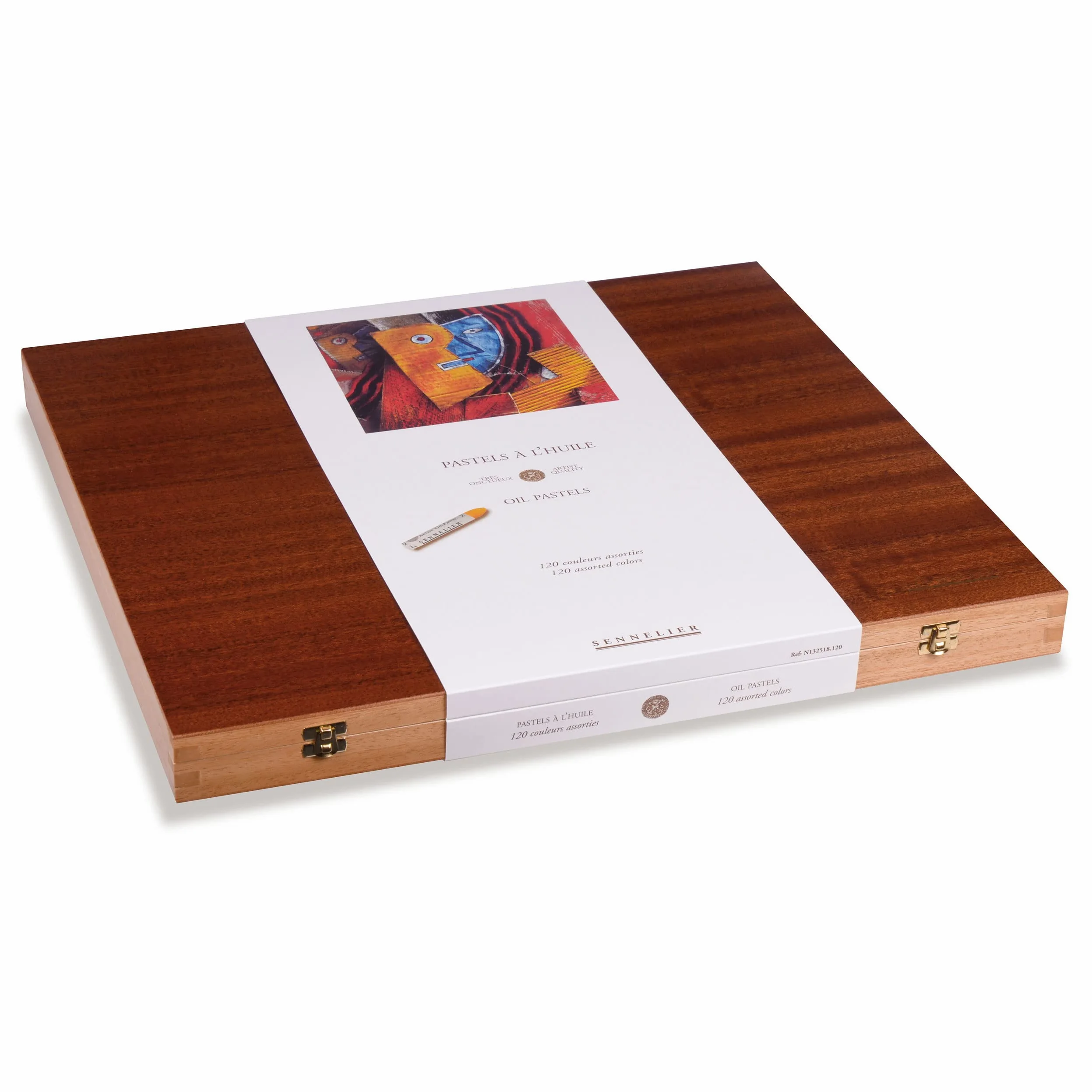 Sennelier Set di pastelli a olio, metallo, legno, multicolore, 120 pezzi (confezione da 1)