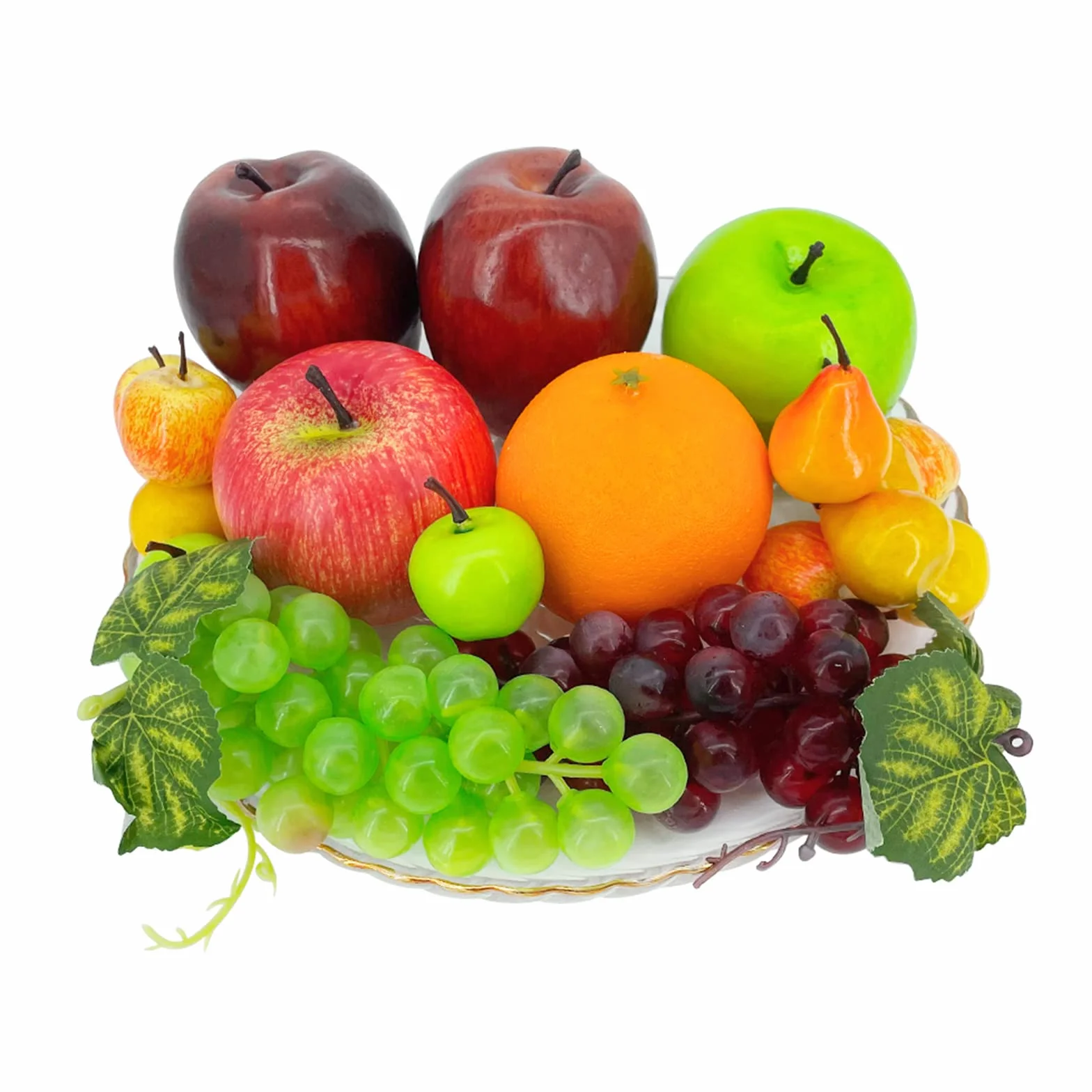 Frutti Finti 22 Pezzi Frutta Artificiale Decorazione Set Assortito