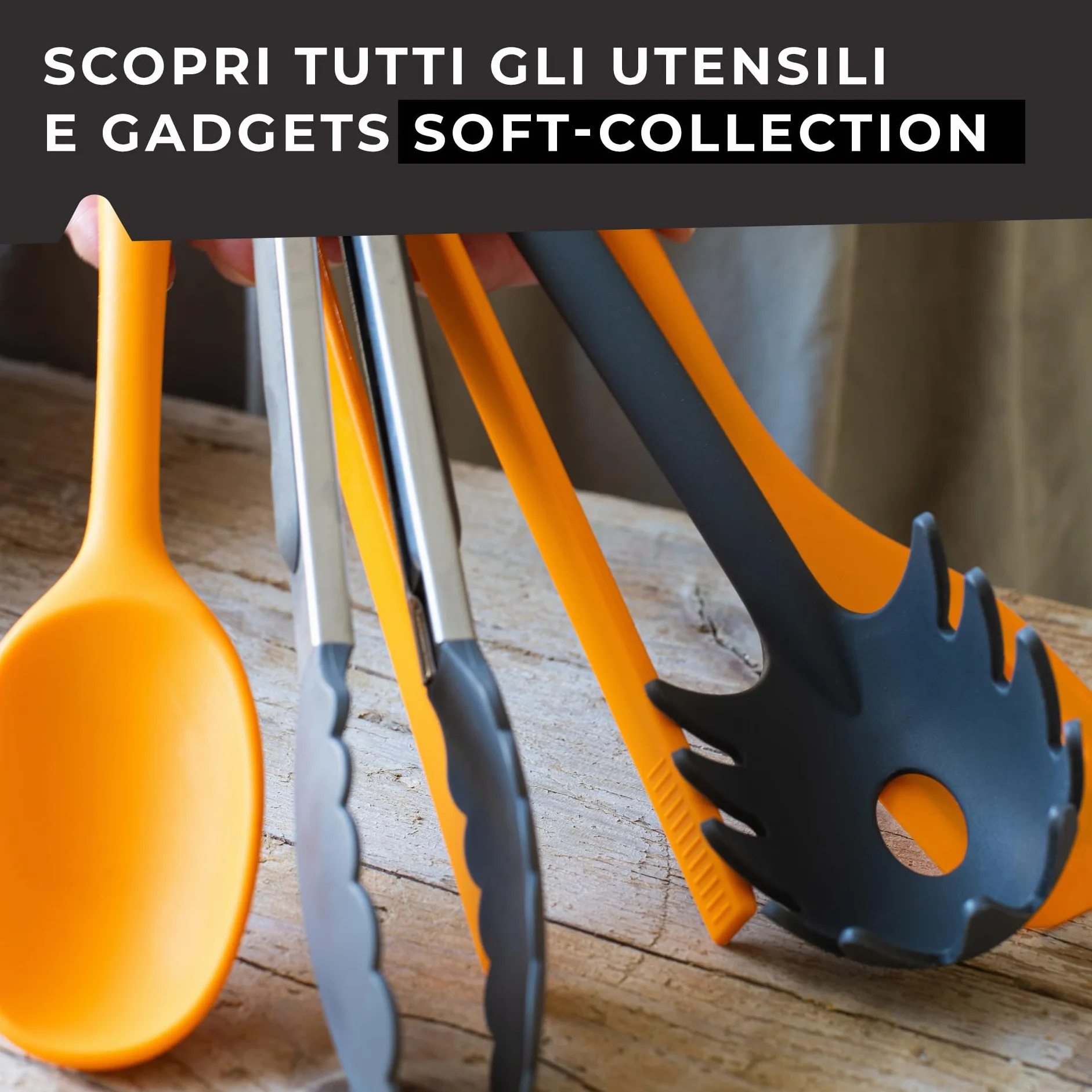 Fackelmann Set 2 Utensili da Cucina Pinza e Paletta Rigata Silicone Anima Acciaio Antiaderenti Resistenti al Calore Lavabili Lavastoviglie