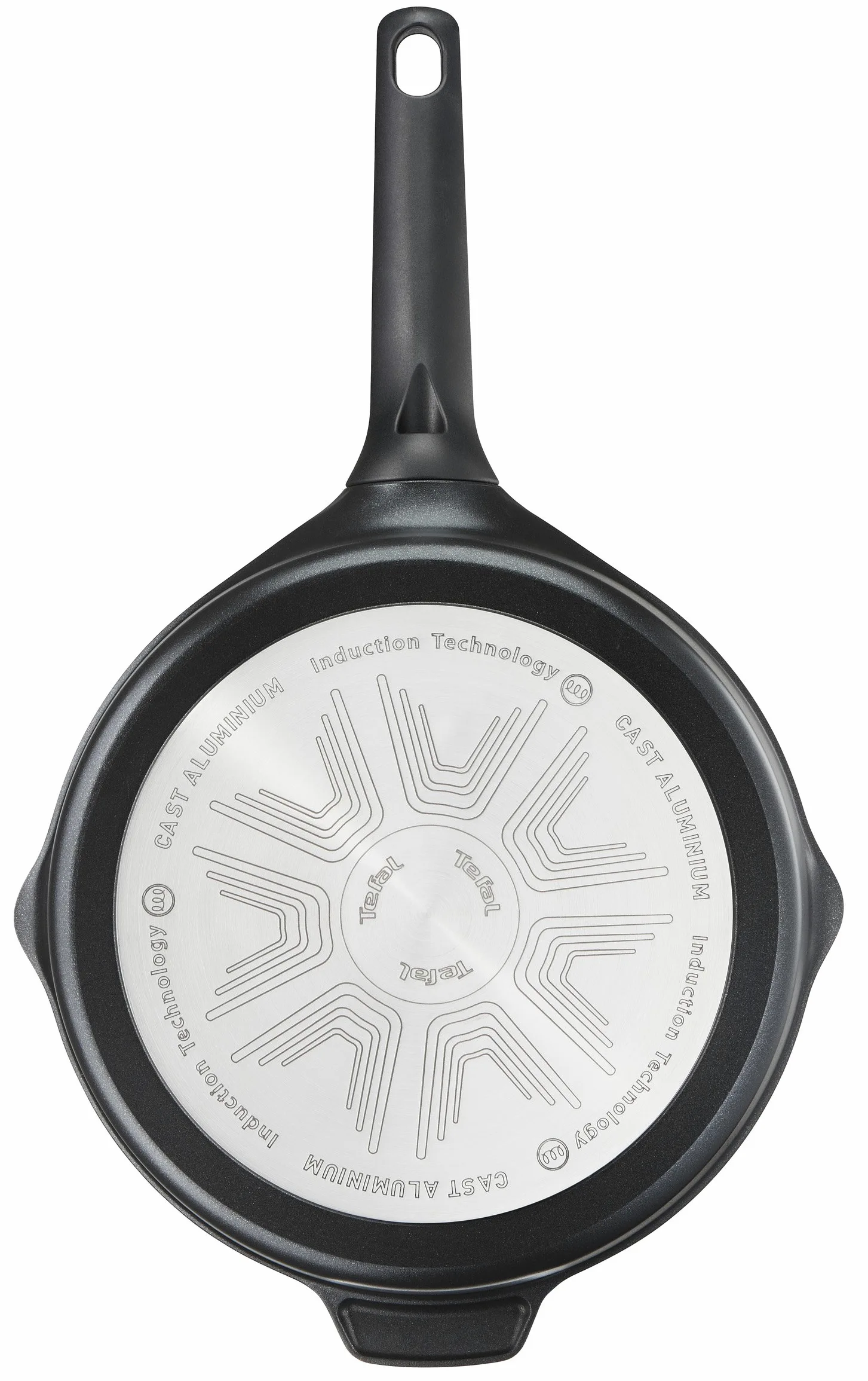 Tefal E2153334 Aroma - Padella in alluminio pressofuso con coperchio, 26 cm, colore: Nero