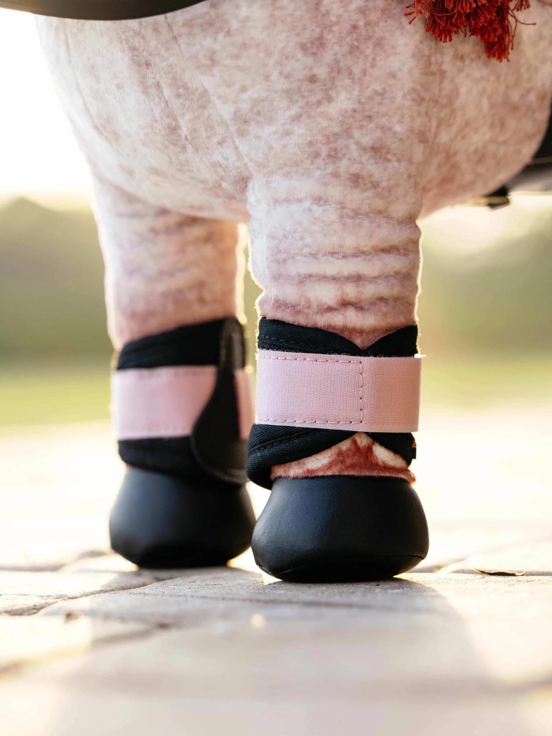 LeMieux Toy Pony Grafter Stivali da spazzolare per bambini motivo floreale