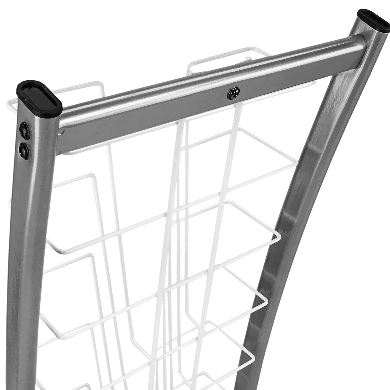 PrimeMatik - Espositore da Terra 31 x 126 x 35 cm con 6 Scomparti per brochure e riviste