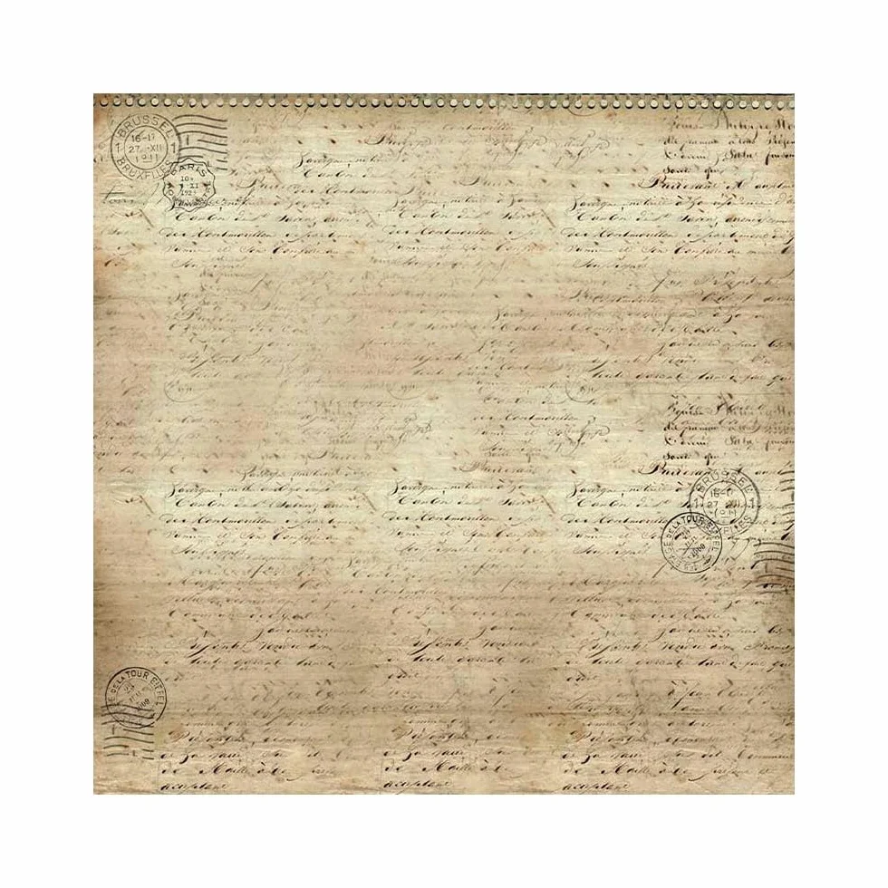 Stamperia Blocco di Carta Double Face 10 Fogli 12" x 12" Intorno al Mondo Multicolore