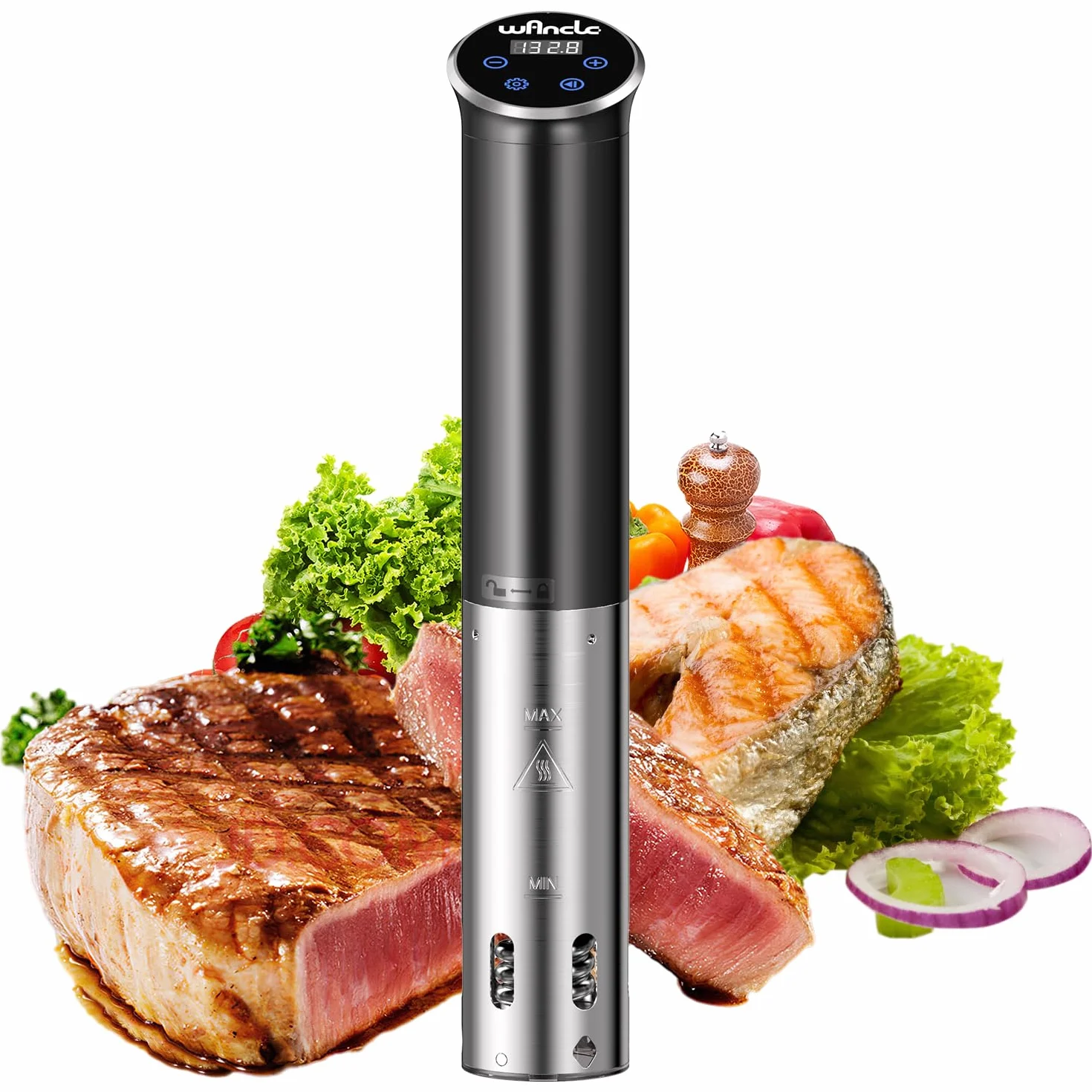 Wancle Roner Sous Vide Cooker 1100W Impermeabile IPX7 Controllo Preciso Temperatura 220V