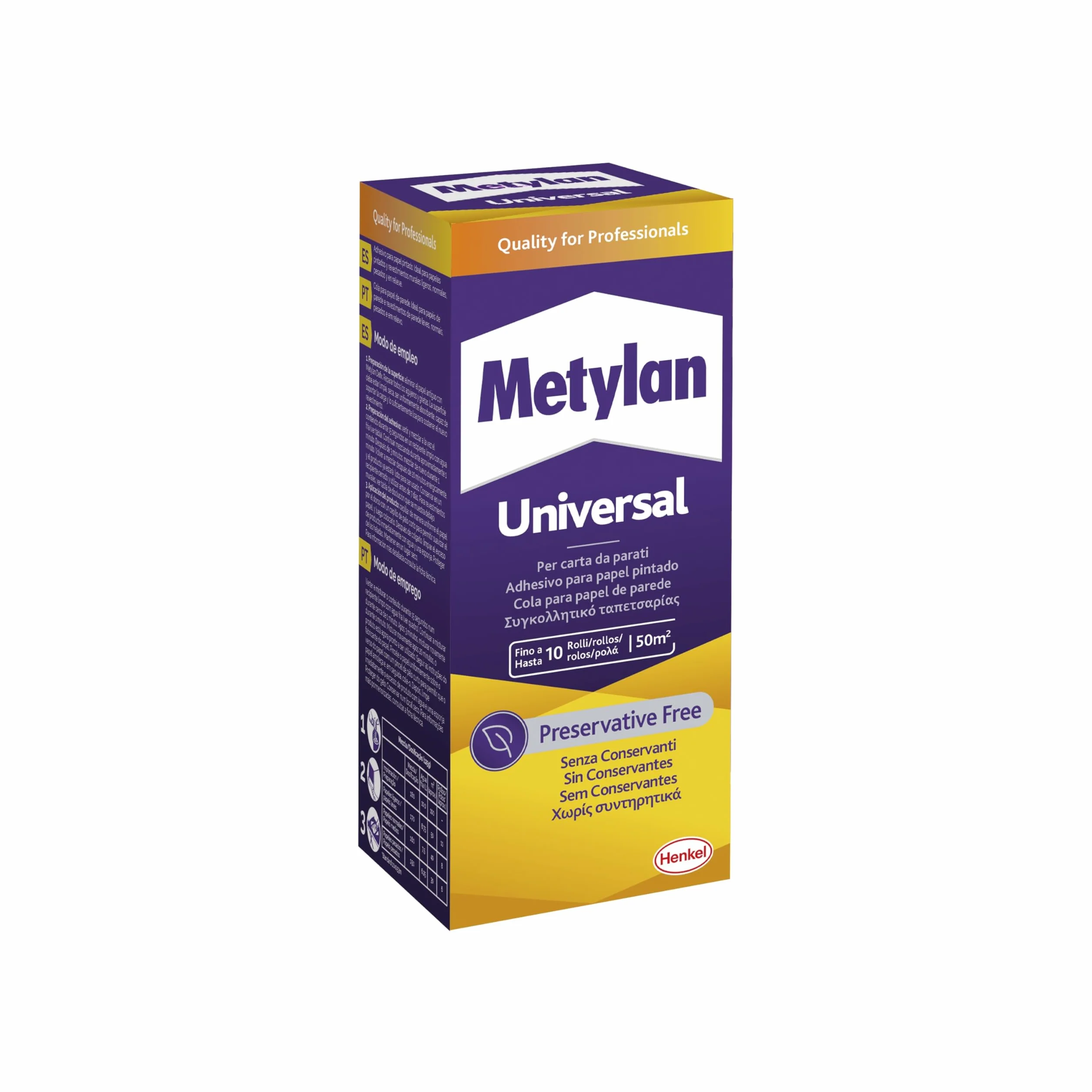 Metylan Universal Colla per carta da parati resistente, polvere 125g