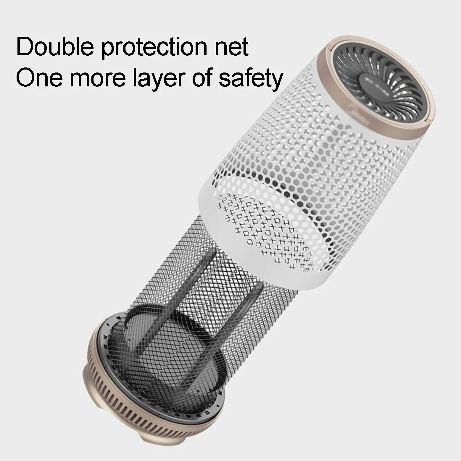 Stufetta, Portatile oscillante riscaldatore Elettrico con Tip-Over Protection, IPX4 Impermeabile, Piccolo e Tranquillo, Adatto per Ufficio Uso Domestico
