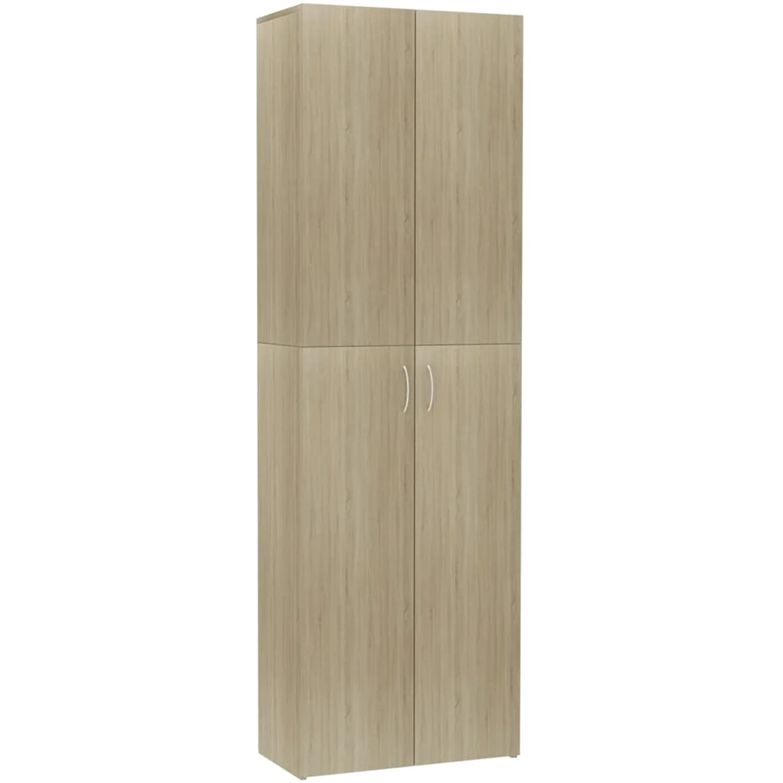 Armadio per Ufficio Rovere Sonoma 60x32x190cm Legno Multistrato,Armadio per Ufficio,Armadi Archivio,Armadio per Collezione per Ufficio-800300