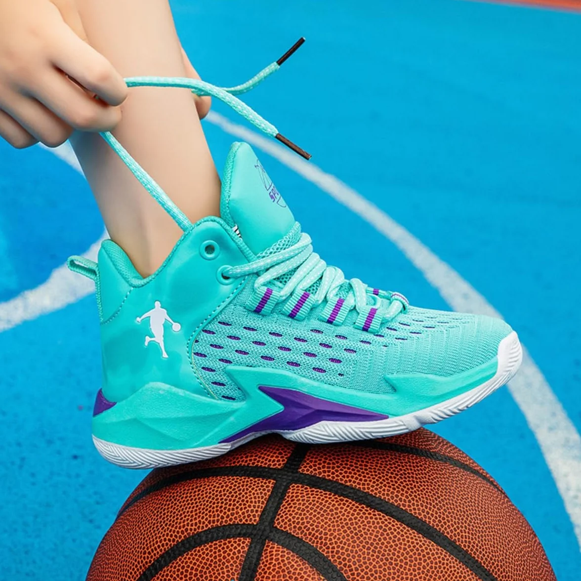 Scarpe Sportive Bambini Basket Tennis Corsa Comfort