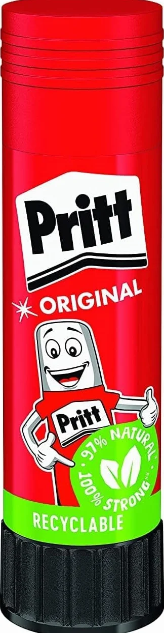 Pritt Colla Stick 10 x 43 gr, Adesivo per Bambini, Lavoretti e Scuola