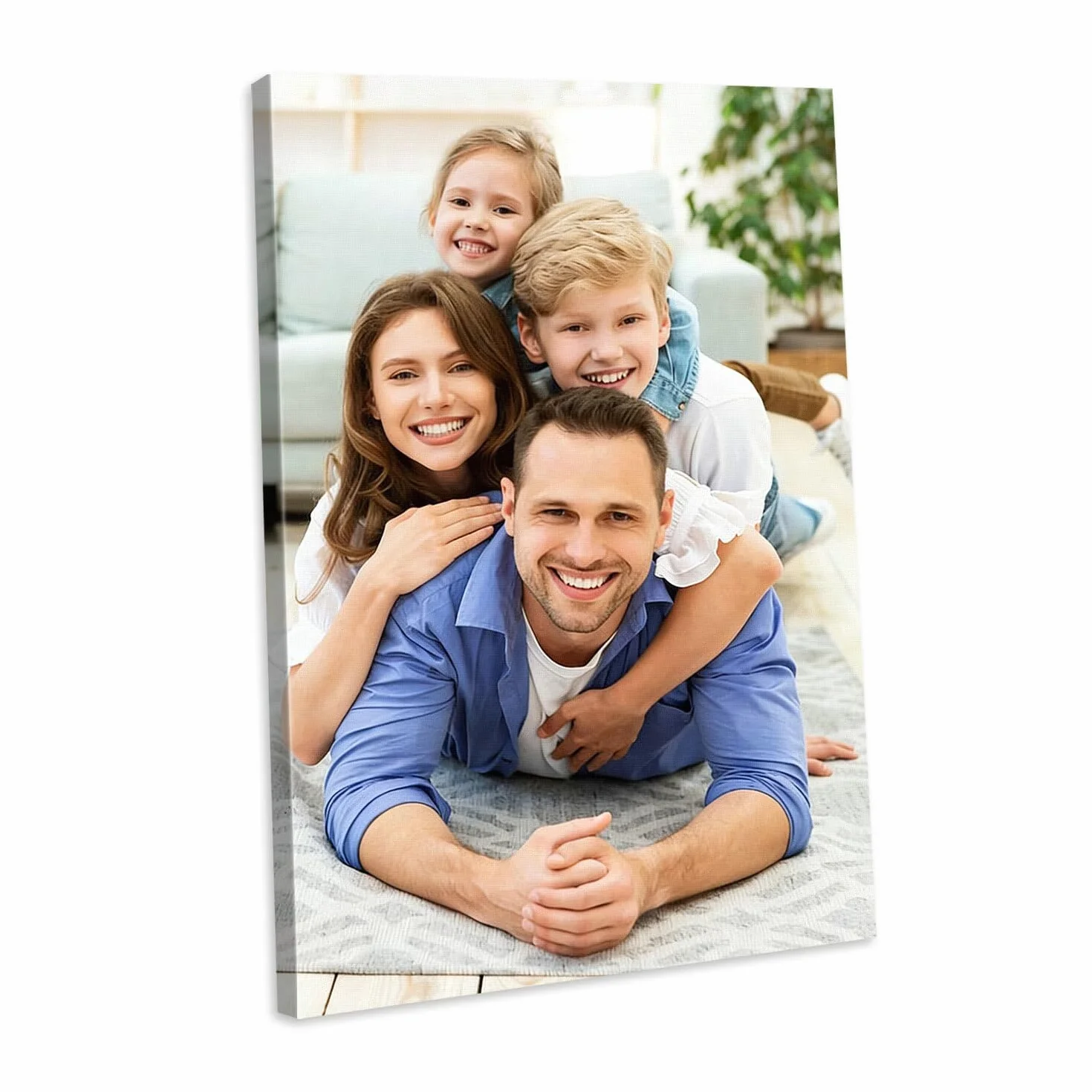 LANZOL Stampa su tela personalizzata 40x30 cm Verticale Senza Cornice Regali di Compleanno Decorazioni per la Casa