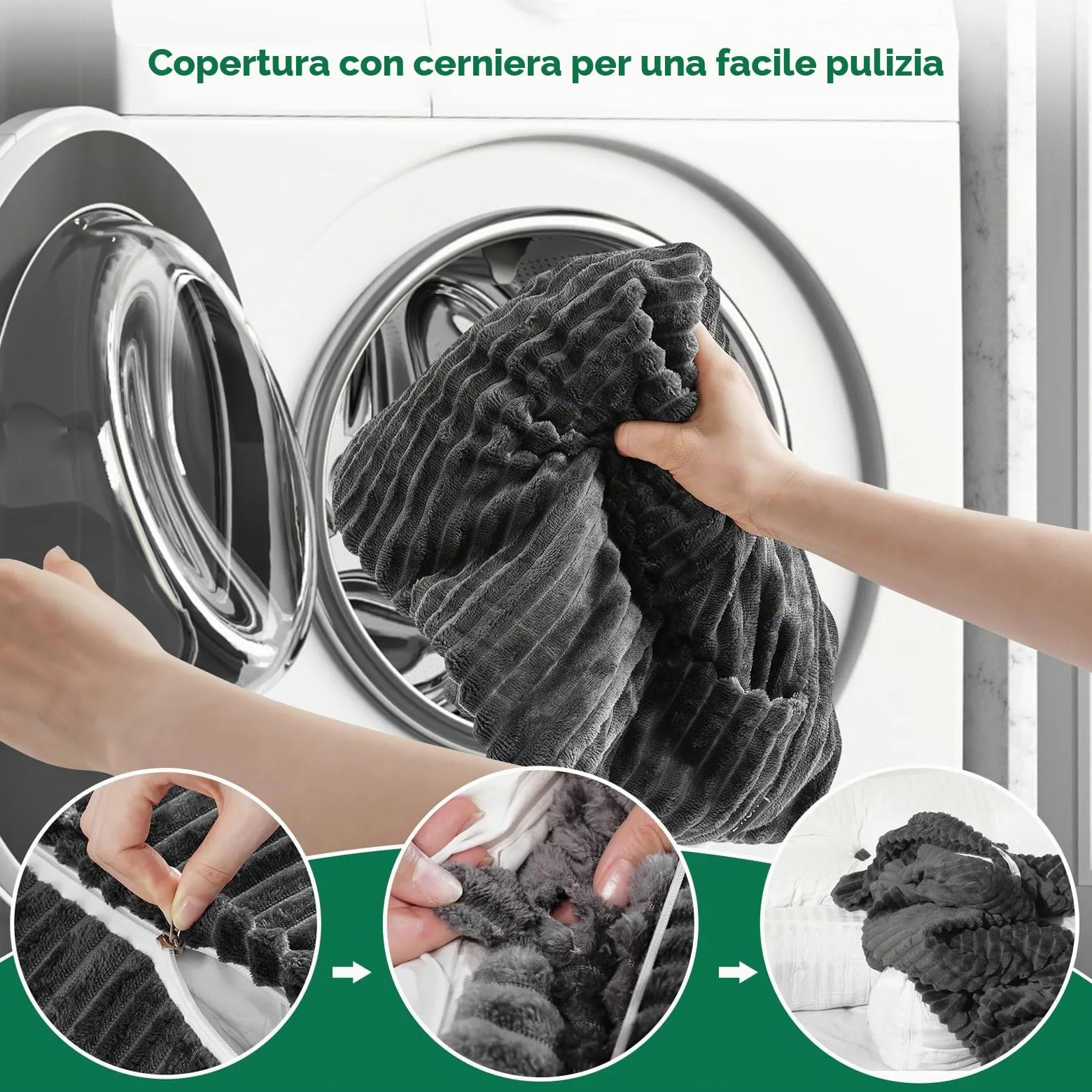 Z-hom Cuscino Schienale, Cuscino triangolare per testiera con fodera rimovibile, Cuscino da lettura per letto, cuscino schienale divano, cuscino da lettura, crema (150 x 50 x 20 cm)