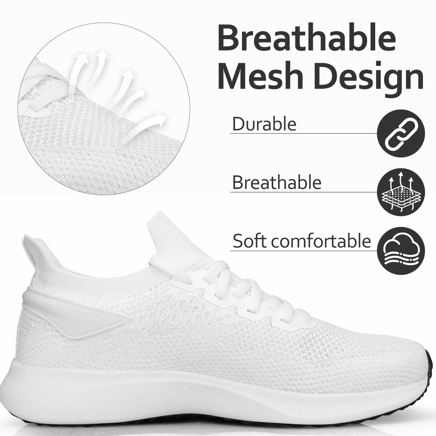 Giniros Scarpe Uomo Sneakers Traspiranti Mesh Ginnastica Corsa
