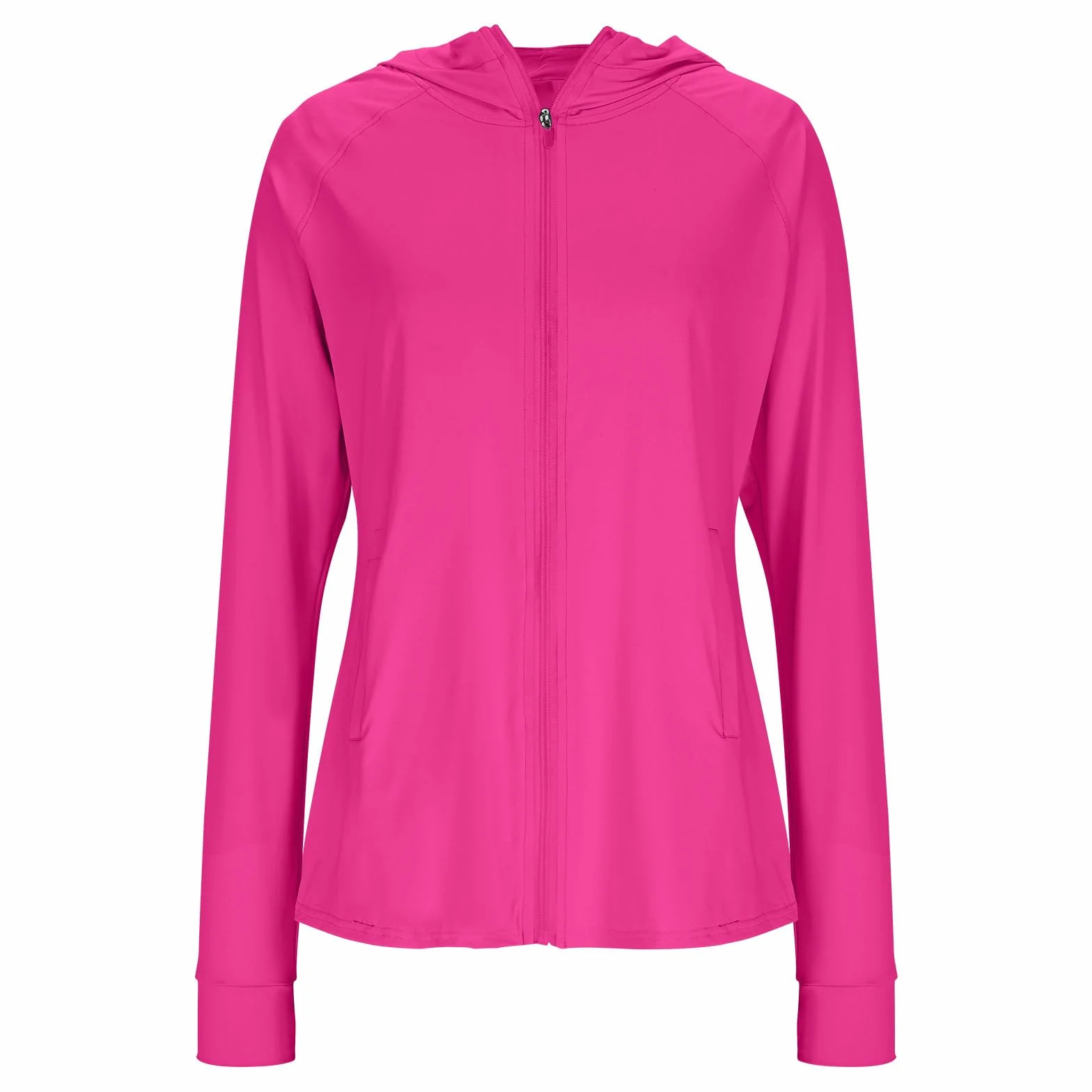 Felpa Donna UV Manica Lunga Zip Protezione Solare Tasche Giacca Sportiva Estiva Anti-UV Fitness Corsa Trekking