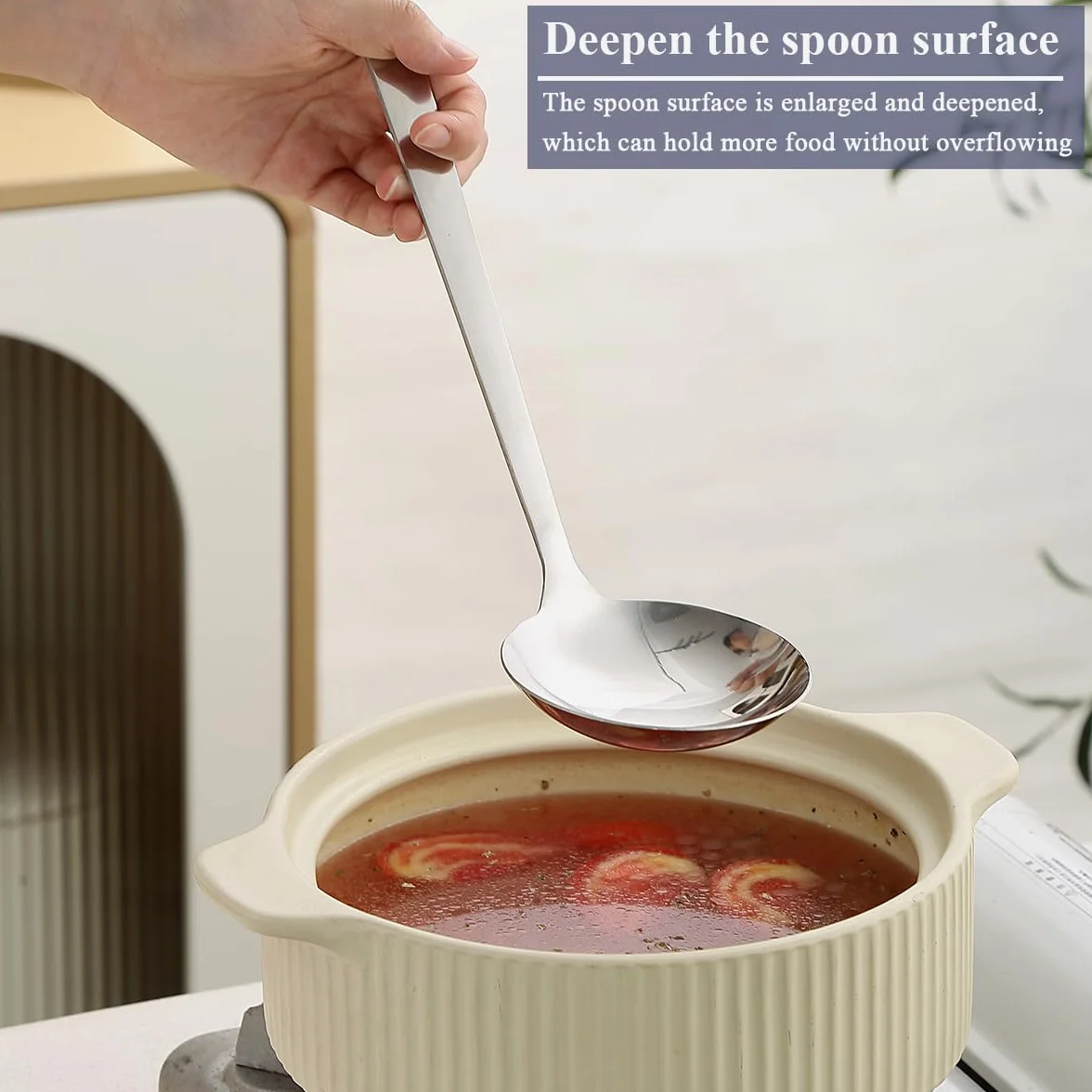 Set utensili cucina 6 pezzi acciaio inossidabile Evanda spatole impieghi gravosi