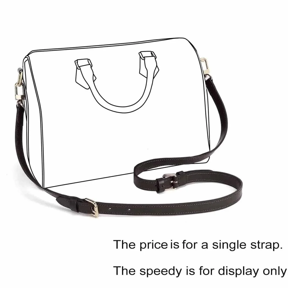 Pasek do torby Speedy 30 Neverfull Nano Melle Marrone