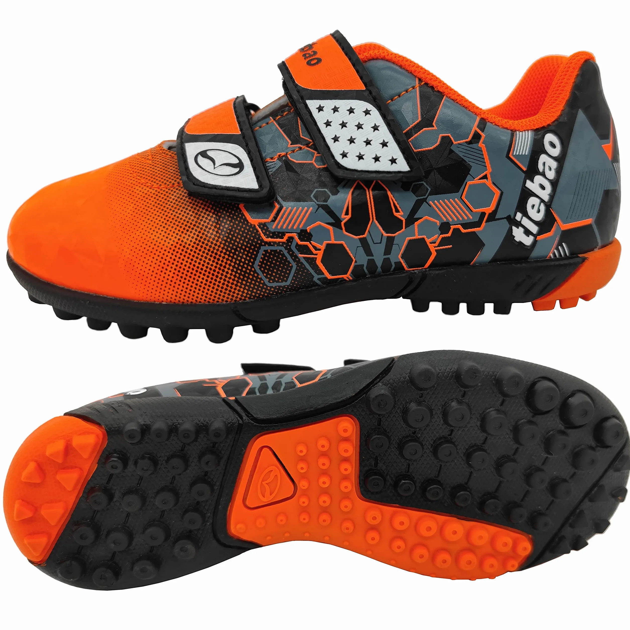 Ragazze dei Ragazzi Scarpe da Calcio Cleats Scarpe da Terra Terra Ferma Scarpe da Calcio Sportive all'aperto