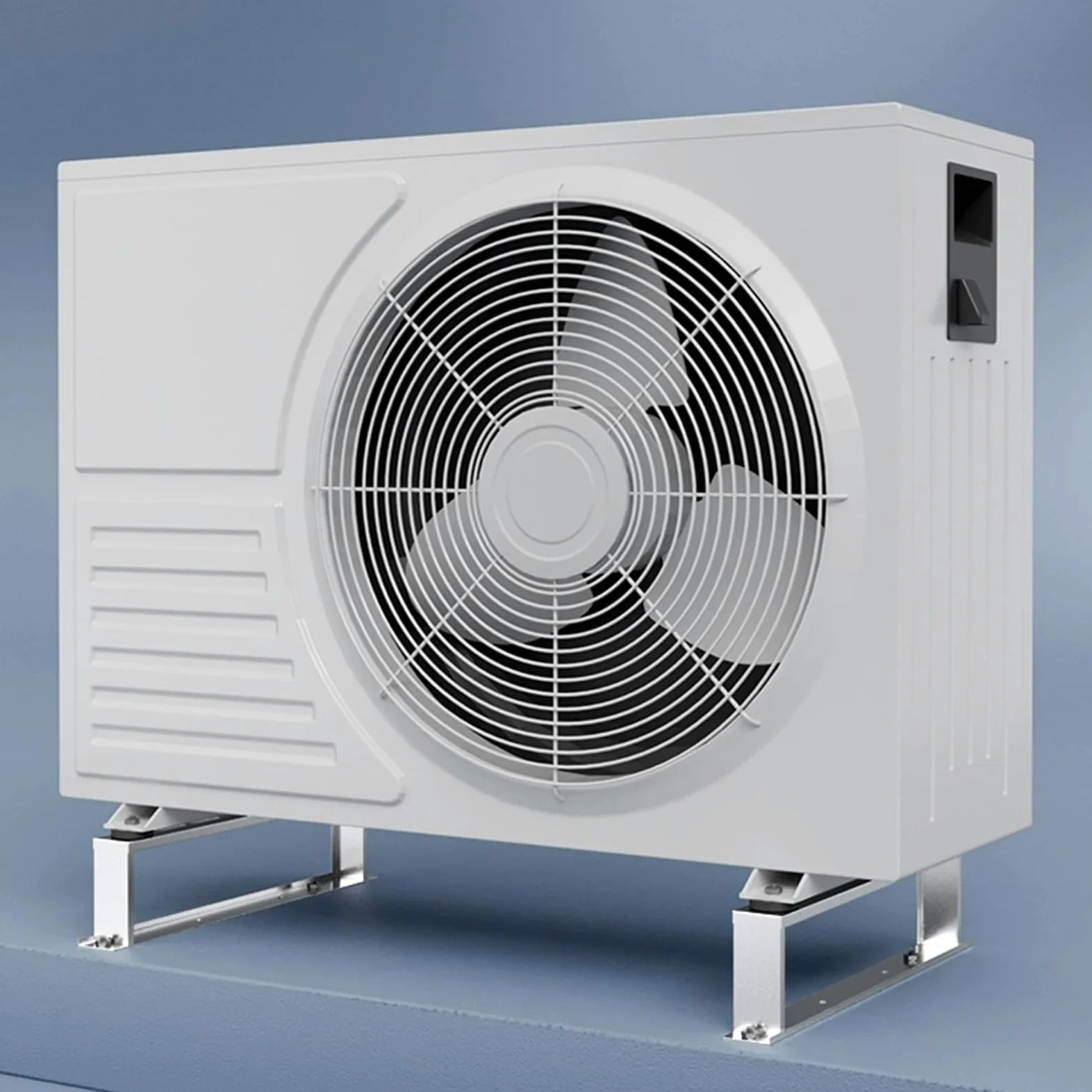 Staffe Condizionatore Esterno, Supporto da Terra per Condizionatori Mini Split, Base In Acciaio Inox per Condizionatori da 1 a 5 Unità, Portata 200 Kg(50cm/20in)