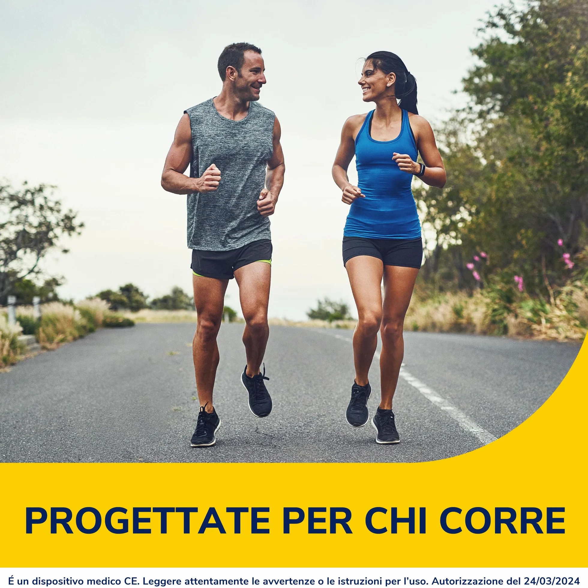Dr. Scholl's Solette RUN con funzione ammortizzante per la corsa, Aiutano a ridurre ed alleviare il dolore alle ginocchia e quello causato da periostite tibiale, fascite plantare, misura 40-47.5