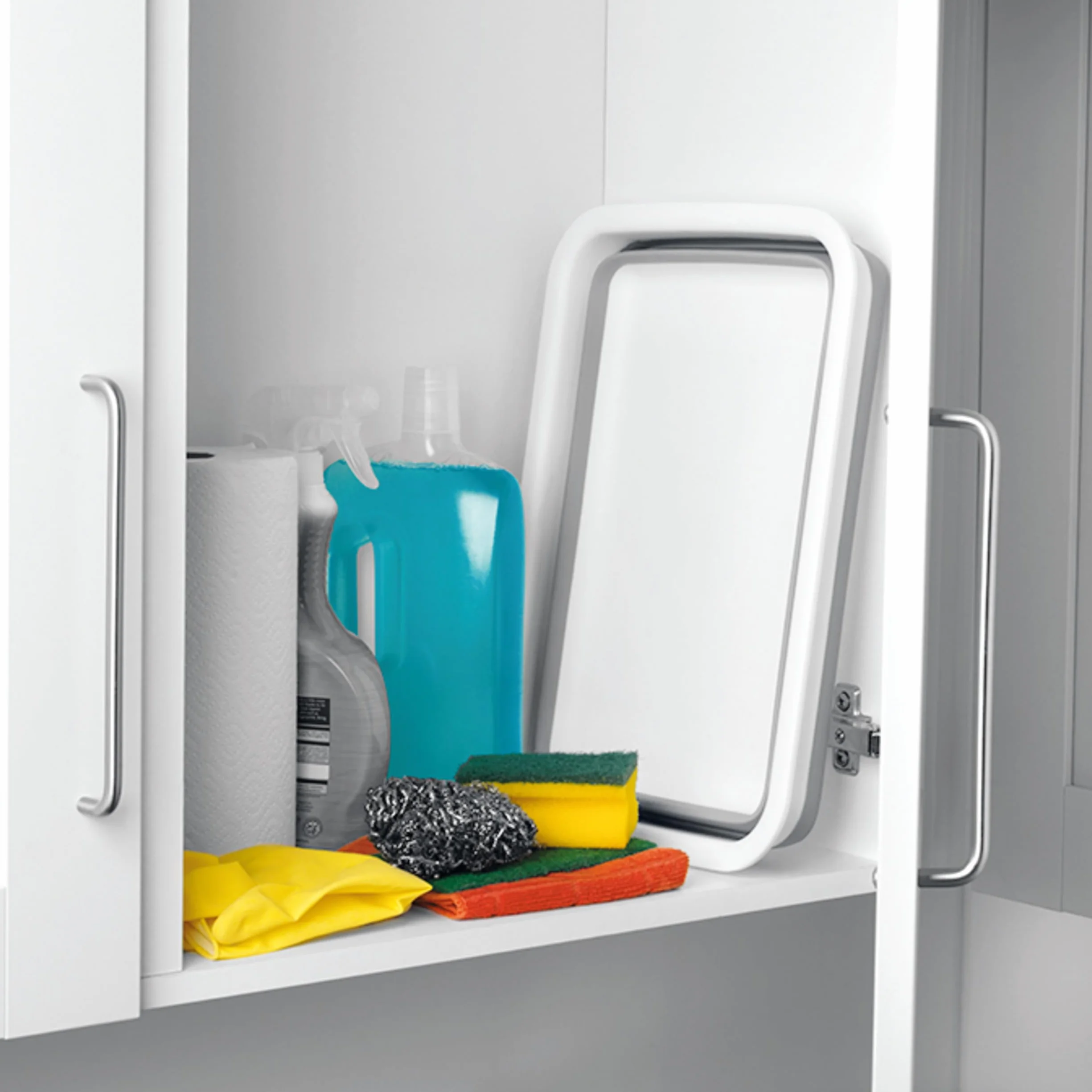 Beldray LA030191GRY vaschetta rettangolare pieghevole per il lavaggio della cucina, vassoio per ripostiglio compatto, roulotte/campeggio, Easy Store, Grigio