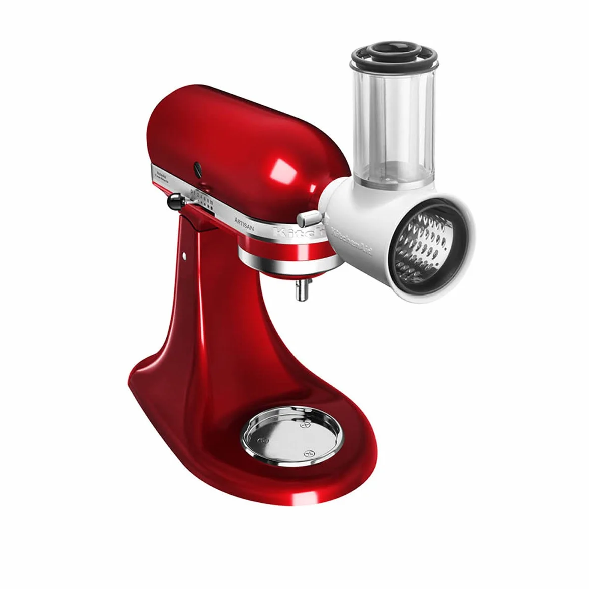 KitchenAid 5KSMVSA Affettatore/Grattugia per alimenti freschi, Accessorio per Robot da Cucina KitchenAid