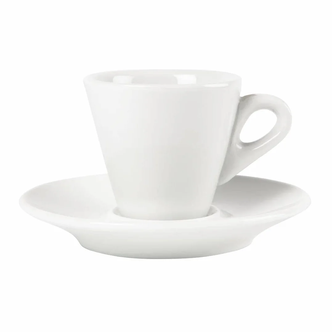 Olympia Y111 Whiteware Espresso Cup, Bianco (12 szt.)