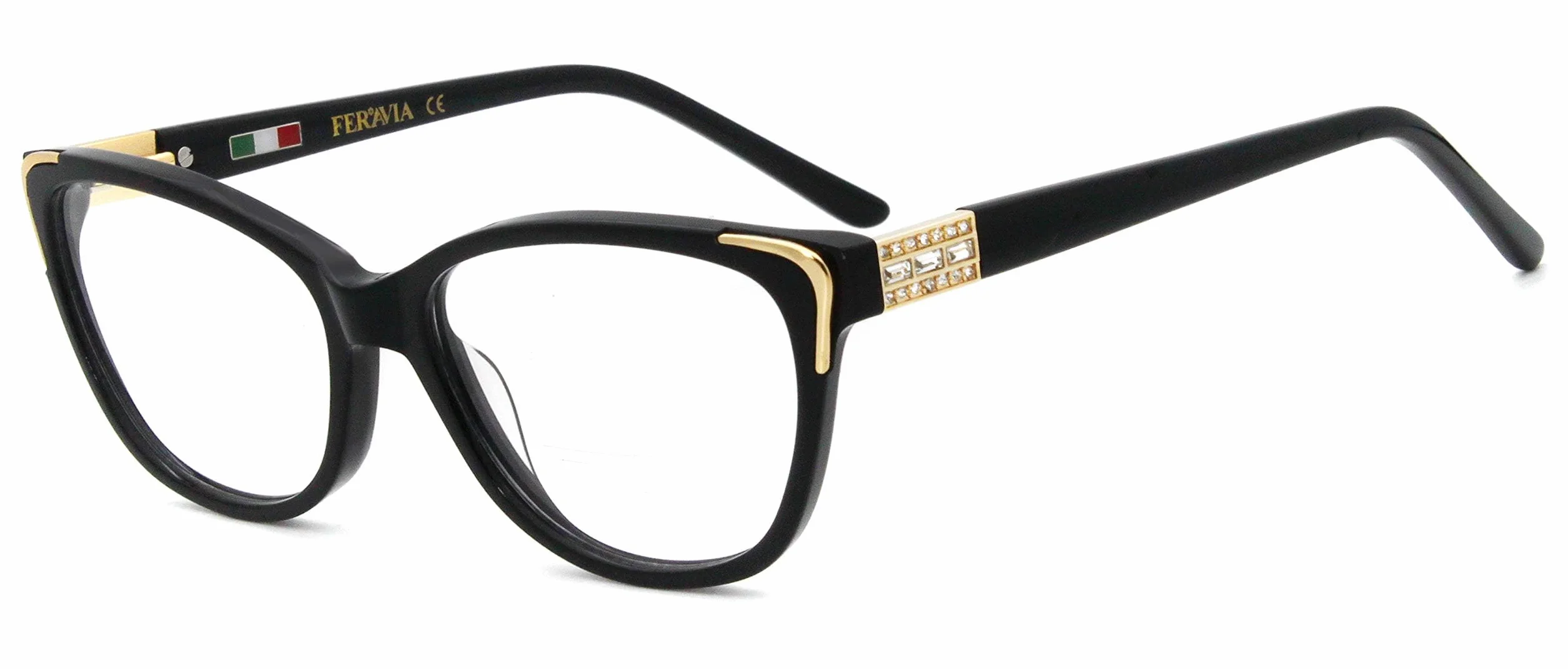 Okulary Vogue Design Damskie Bez Przepisu Kryształki Trzy Kolory