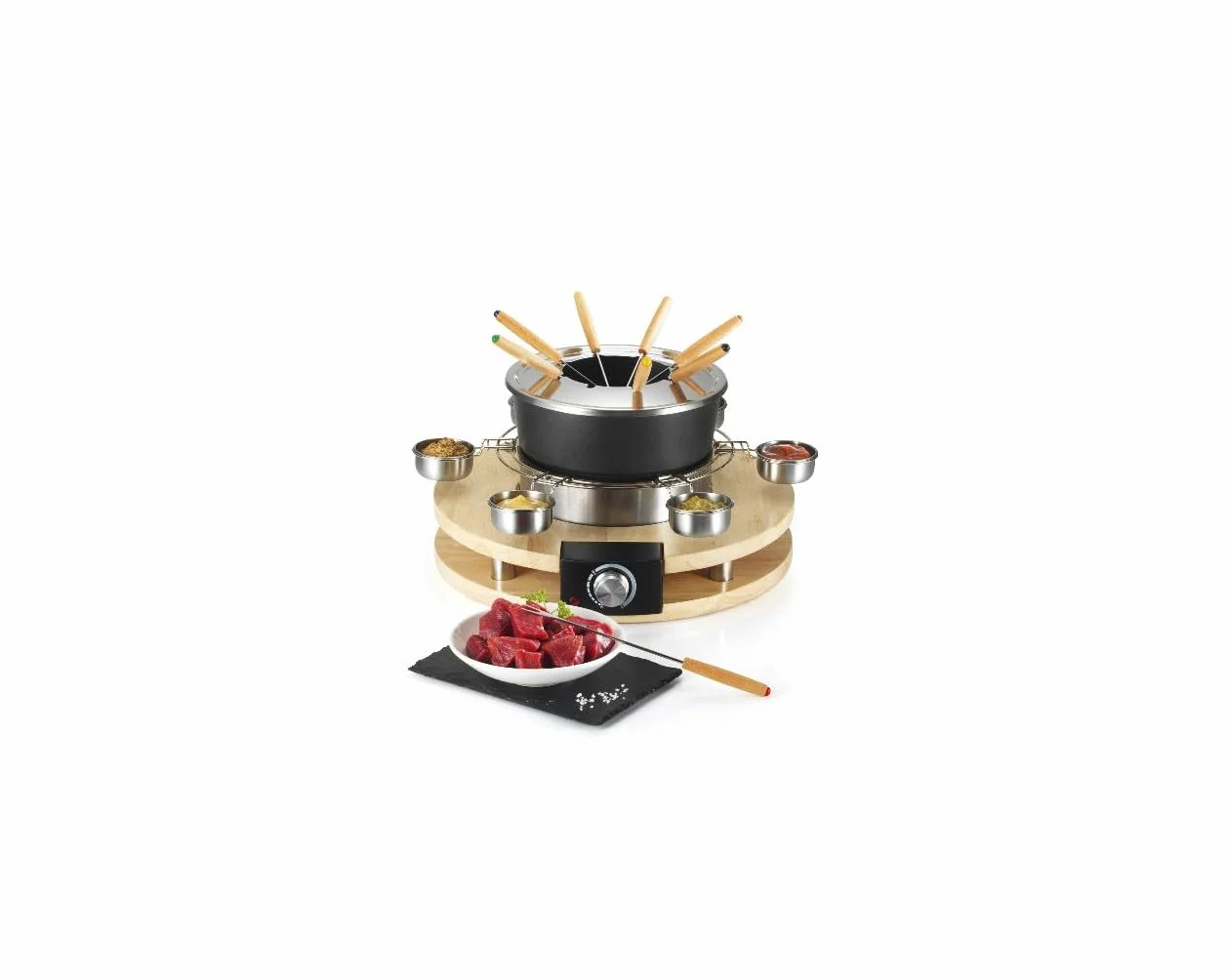Kitchen chef fonduta 1300w 8 forchette kcwood.fond8