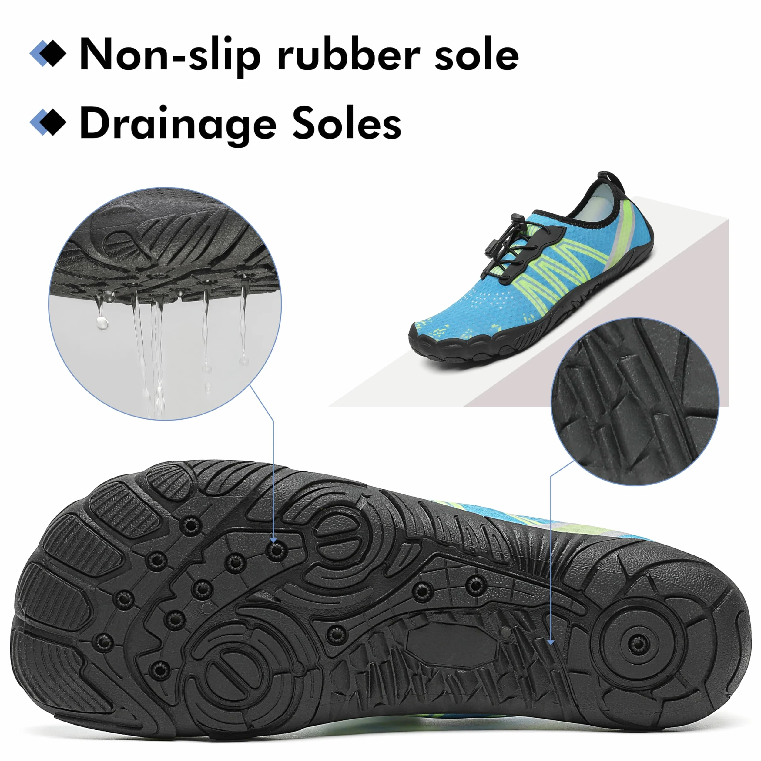 Mishansha Scarpe da Scoglio Donna Uomo Scarpette a Piedi Nudi