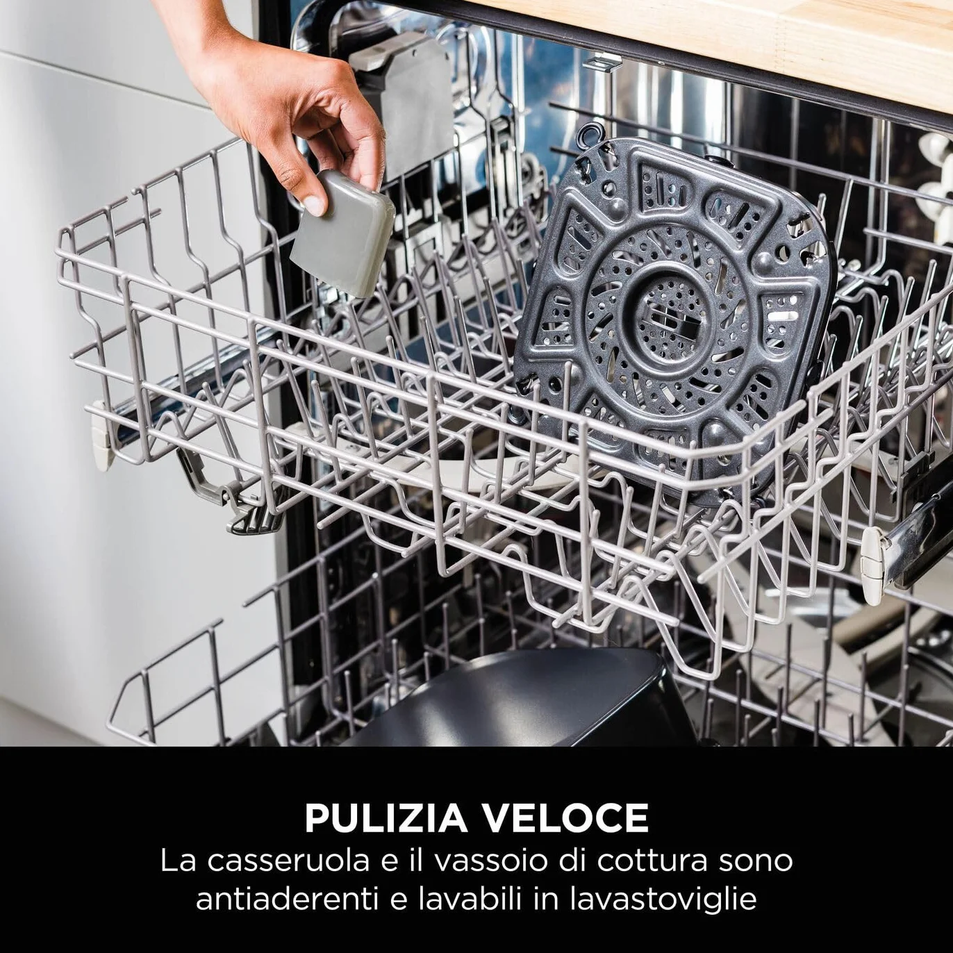 Ninja Speedi Pentola Elettrica Rapida 10 in 1 Friggitrice ad Aria 5,7L Nero ON500EU