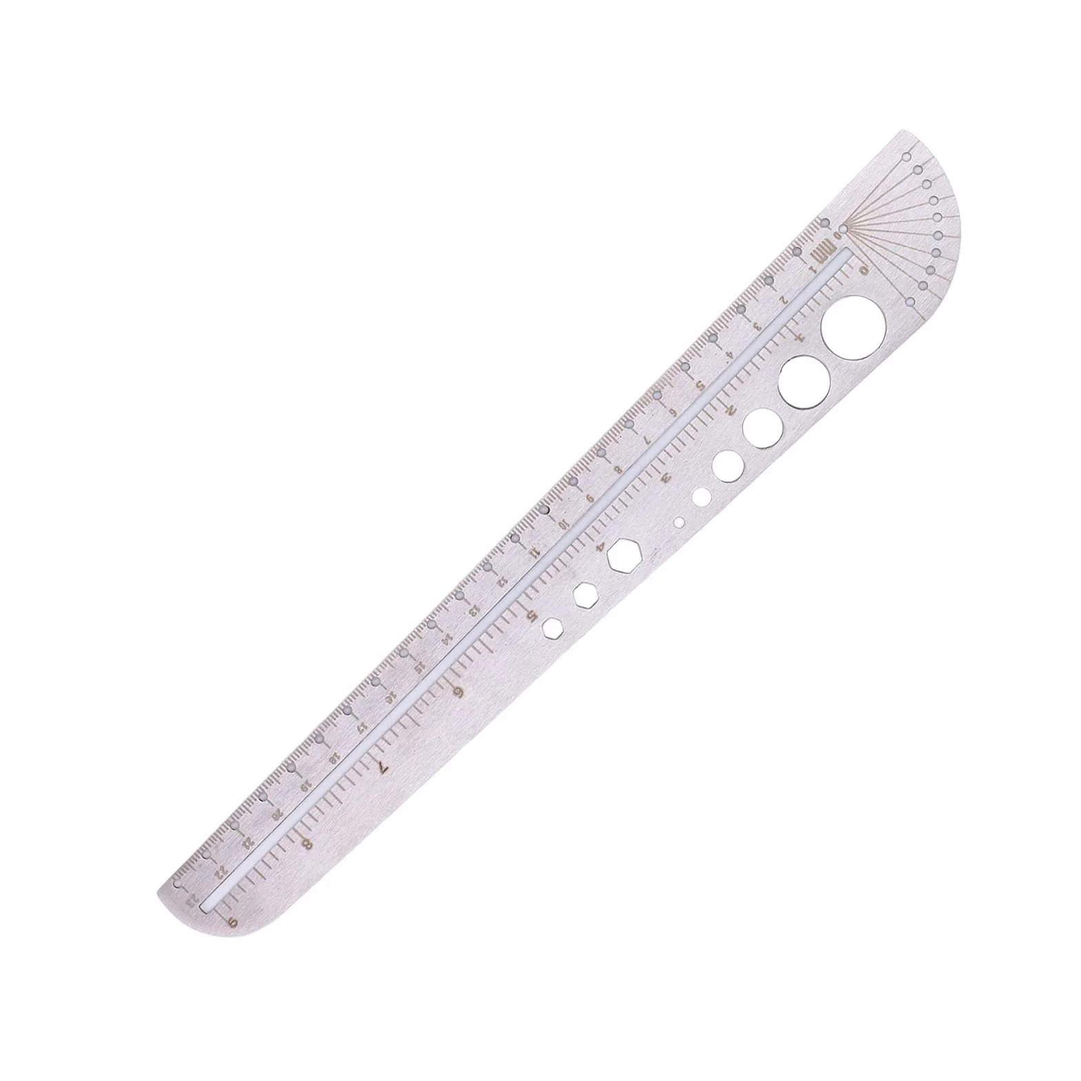 Righello in Acciaio Inossidabile 10,55 x 1,5 Pollici Strumento di Misurazione