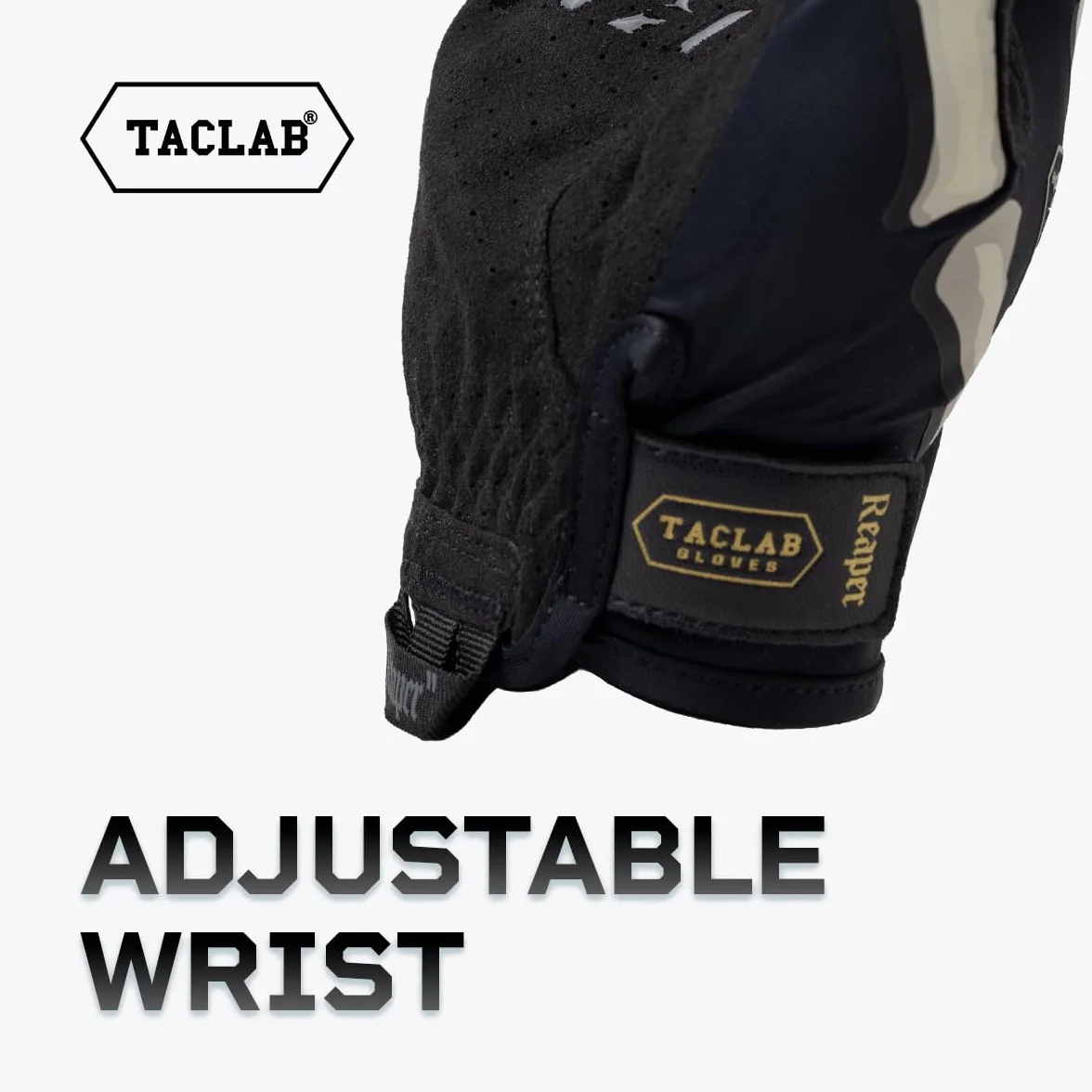 TACLAB Reaper Skeleton Gloves - Guanti sottili e leggeri per estate, softair, paintball, ciclismo, moto, multiuso