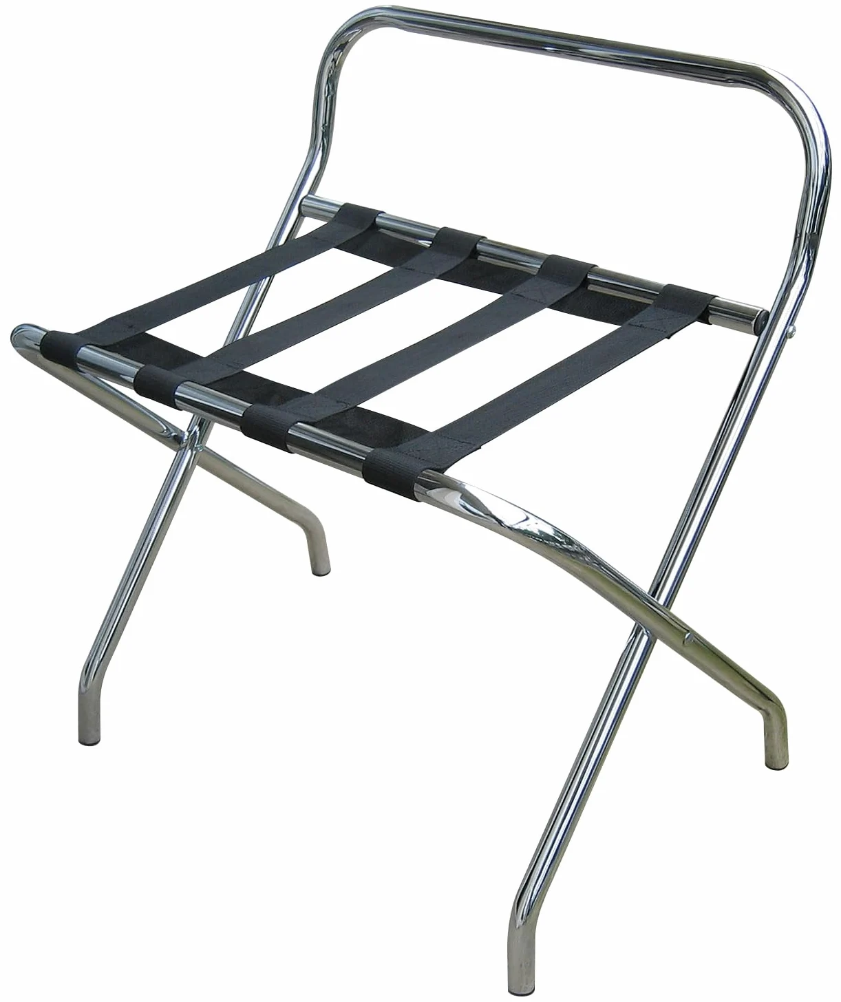 JVD Supporto per Bagagli, da Camera di Hotel, in Metallo Cromato, n. Riferimento 866506