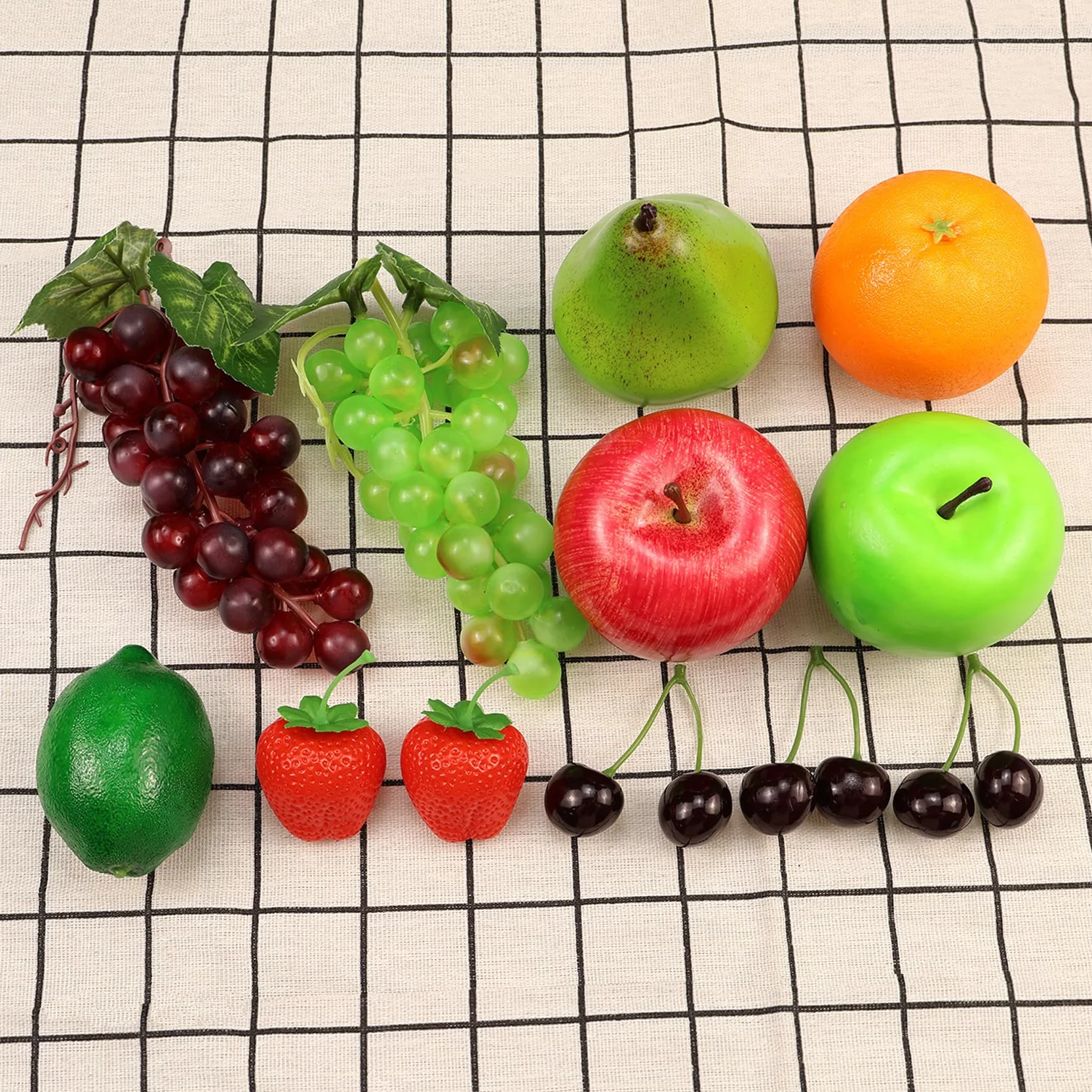 Frutta Finta Realistica 20 Pezzi Decorazione Mela Banana Cucina Feste Casa