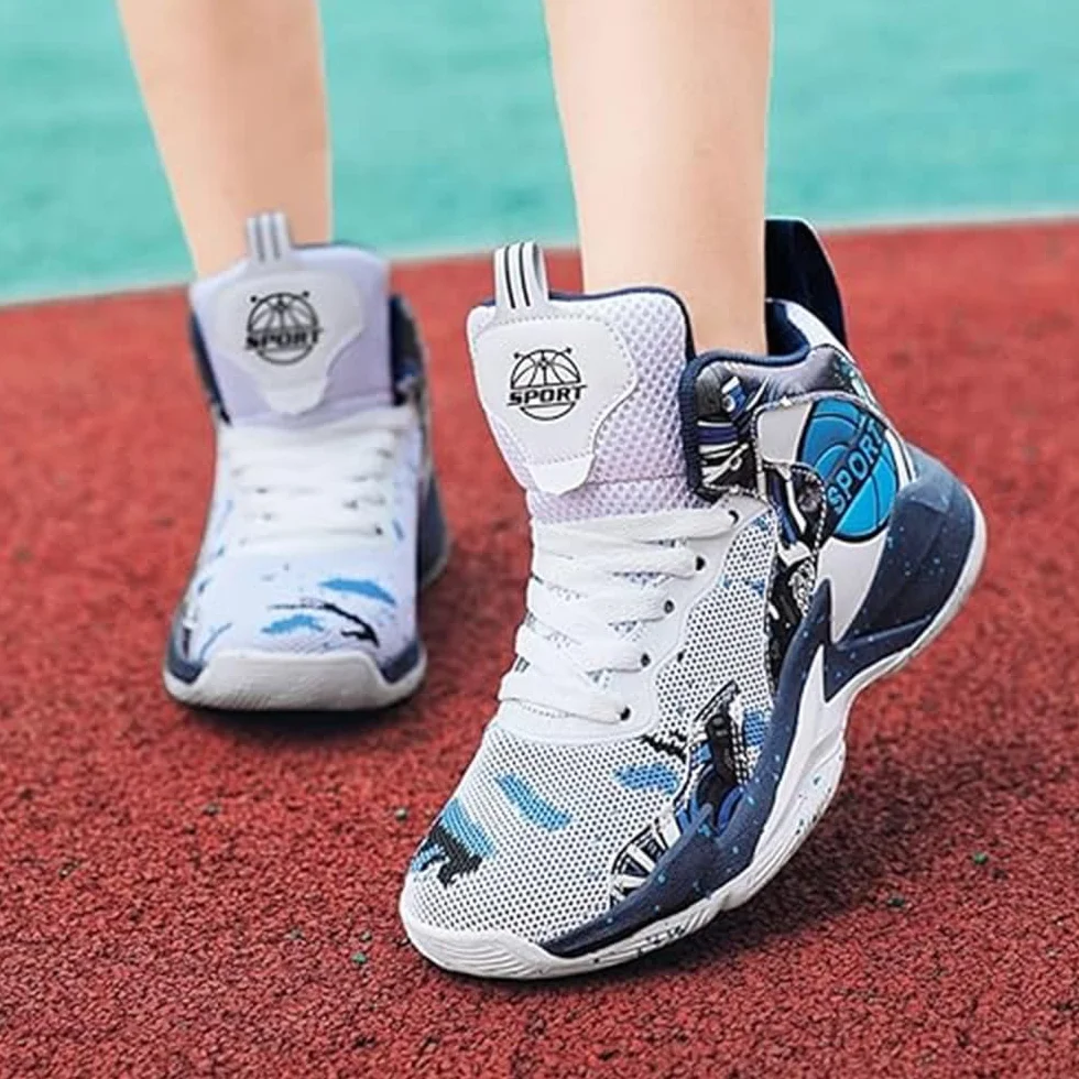 Hixingo Scarpe da Basket Bambino Ragazzi Ragazze Sportive Antiscivolo