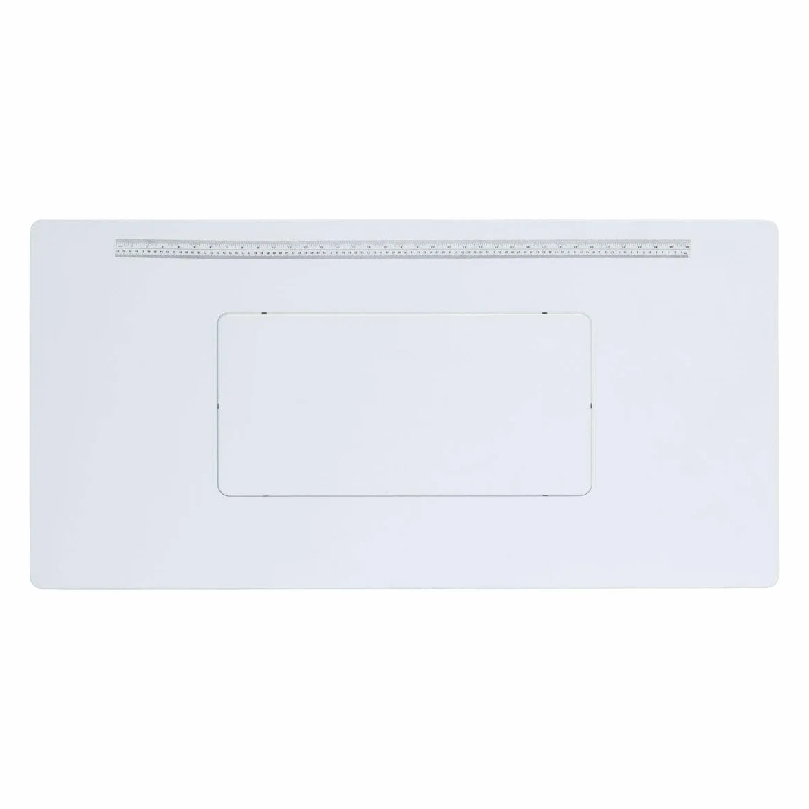 Sewing Online Tavolo da cucito pieghevole, piano bianco con gambe nere - Tavolo per macchina da cucire con piattaforma regolabile. Gambe pieghevoli per riporre e trasportare facilmente Ruote - 13399