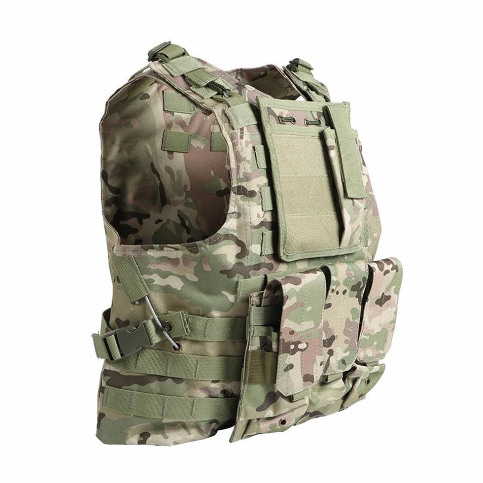Tactical Vest Military Airsoft Gilet da Caccia Poliestere