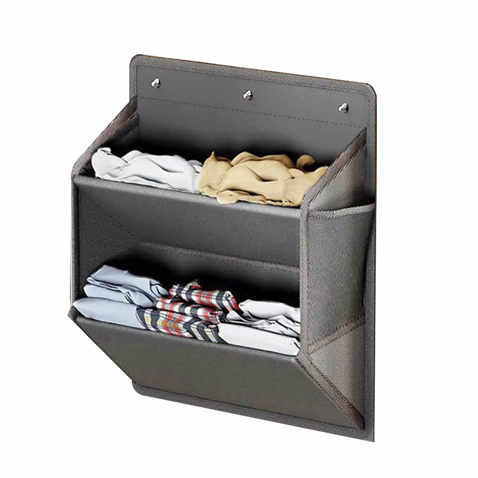Organizer da Appendere per Camper con Tasche Grandi Profonde per Scarpe, Portaoggetti Adesivo per Armadio, Bagno