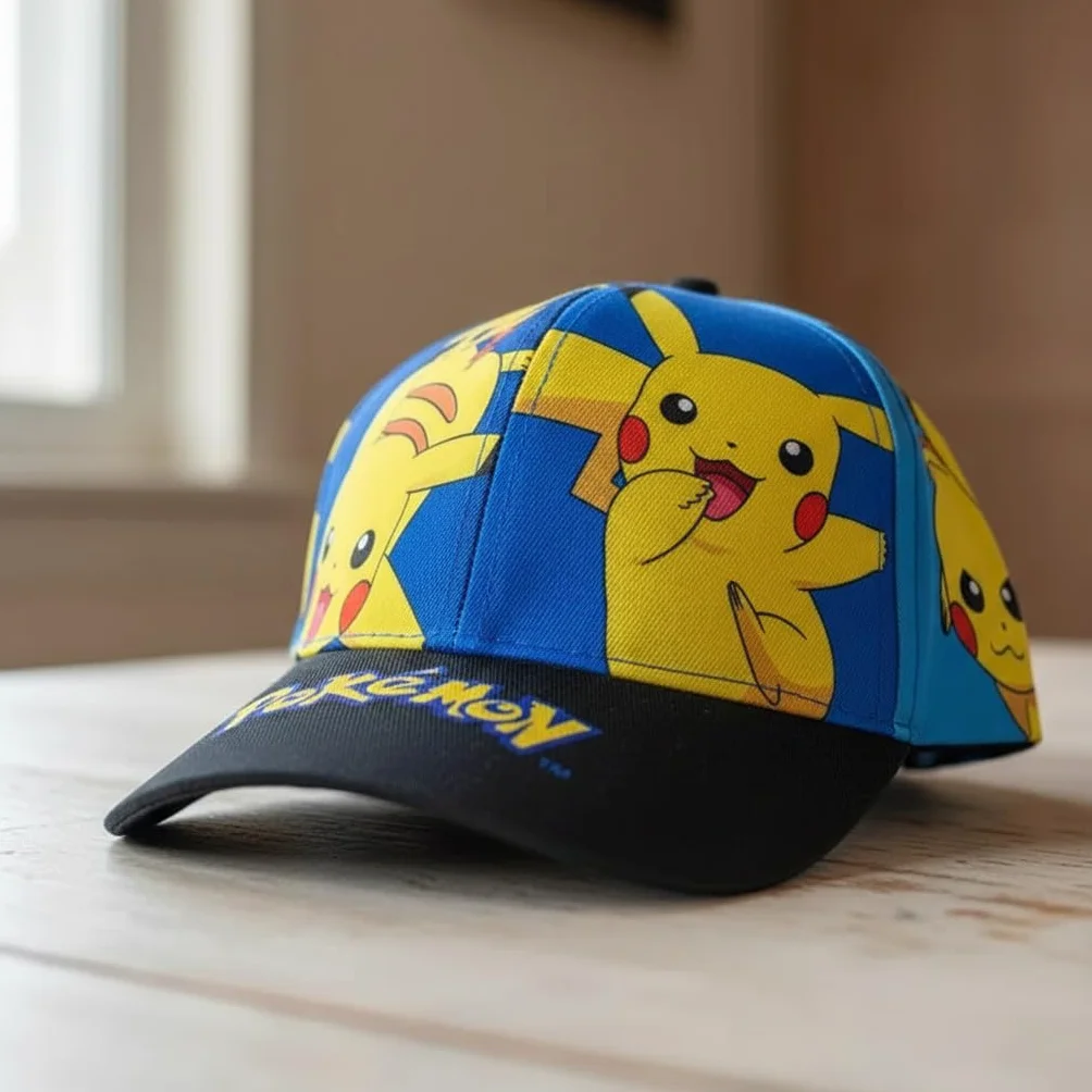 Pokémon Cappello con Visiera Regolabile Berretto da Baseball Ragazzo Bambino