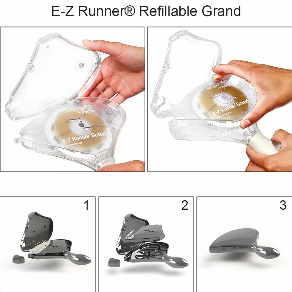 Scrapbook Adhesives by 3L E-Z Runner Grand Ultra Strong - Refill - Permanent