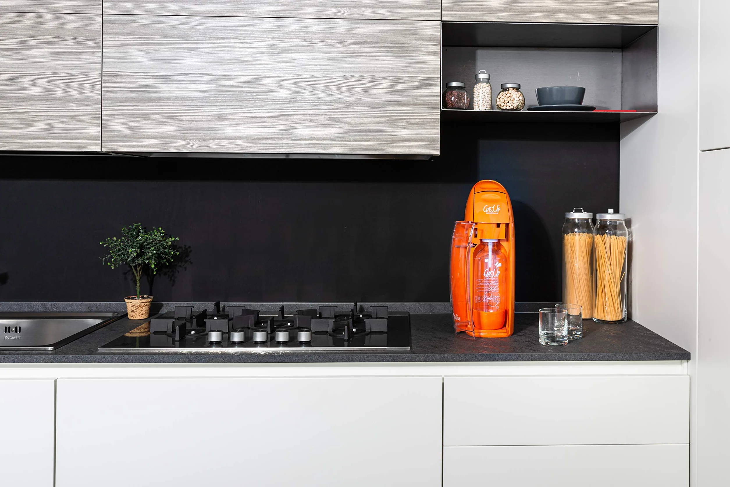 Gasatore d'acqua Frizzante GasUp Mod. Italia Arancione