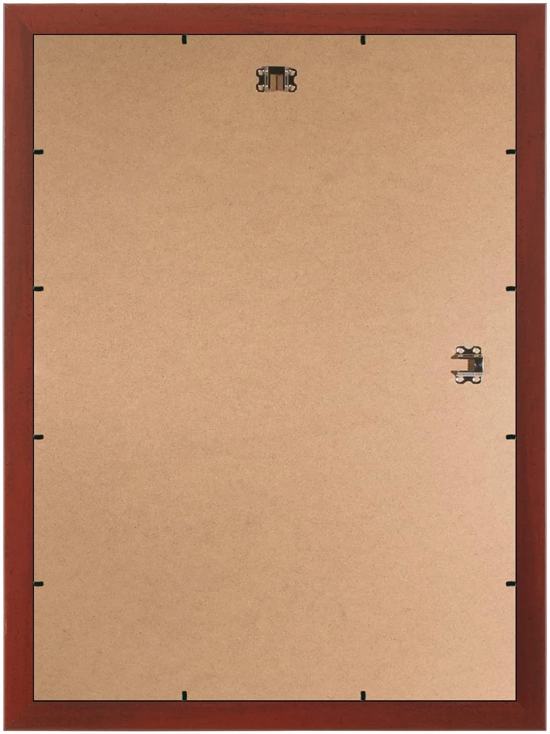 FRAMO 35mm Cornice per Immagini 57 x 113 cm | Rosso Sfocato | Cornice in MDF Fatta a Mano con lastra di Vetro Artificiale antiriflesso a Prova di Rottura e Robusta Parete Posteriore in MDF