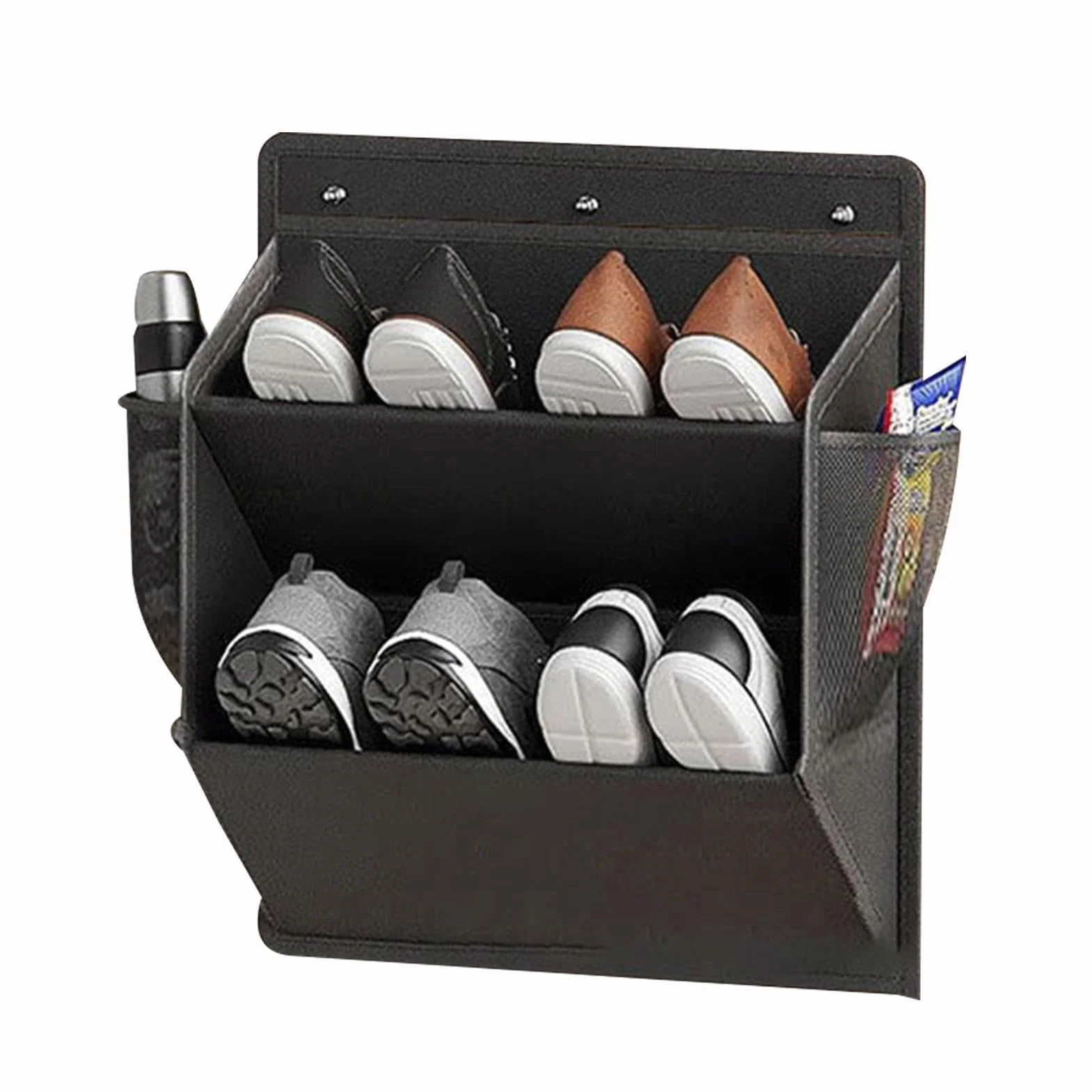 Scarpiera da parete per camper ABS con supporto adesivo design compatto organizzatore
