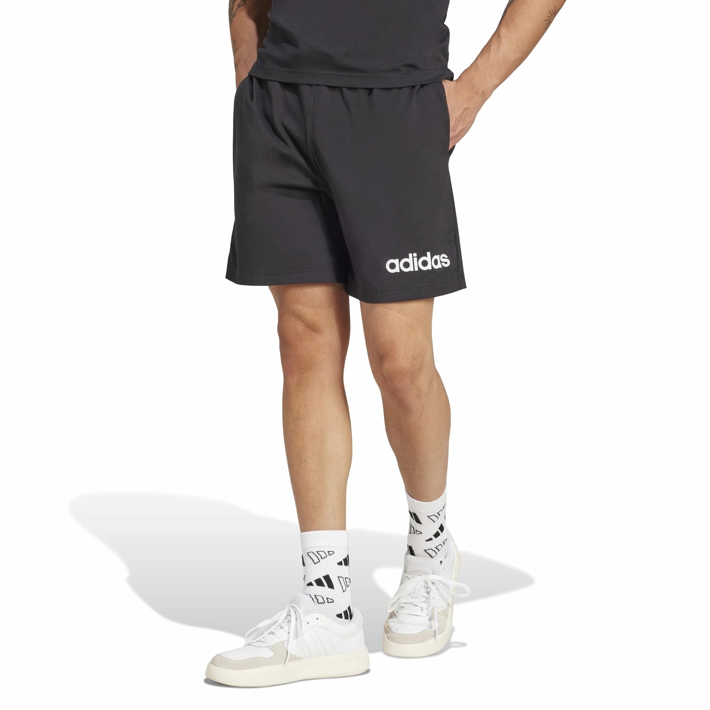 adidas Essentials Linear Single Jersey Short Pantaloncini Uomo