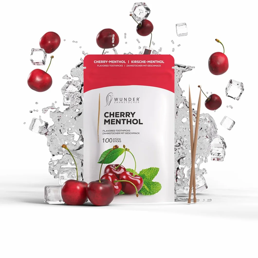 Wunder Stuzzicadenti Aromatizzati Mentolo 100 Pezzi Refill - Igiene Dentale