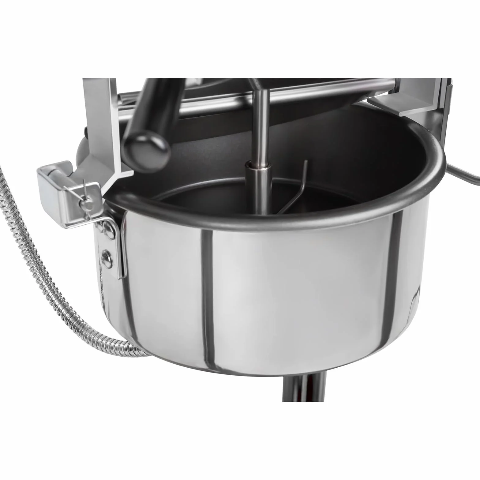 Royal Catering - Macchina per popcorn con carretto - 1500 W - rosso