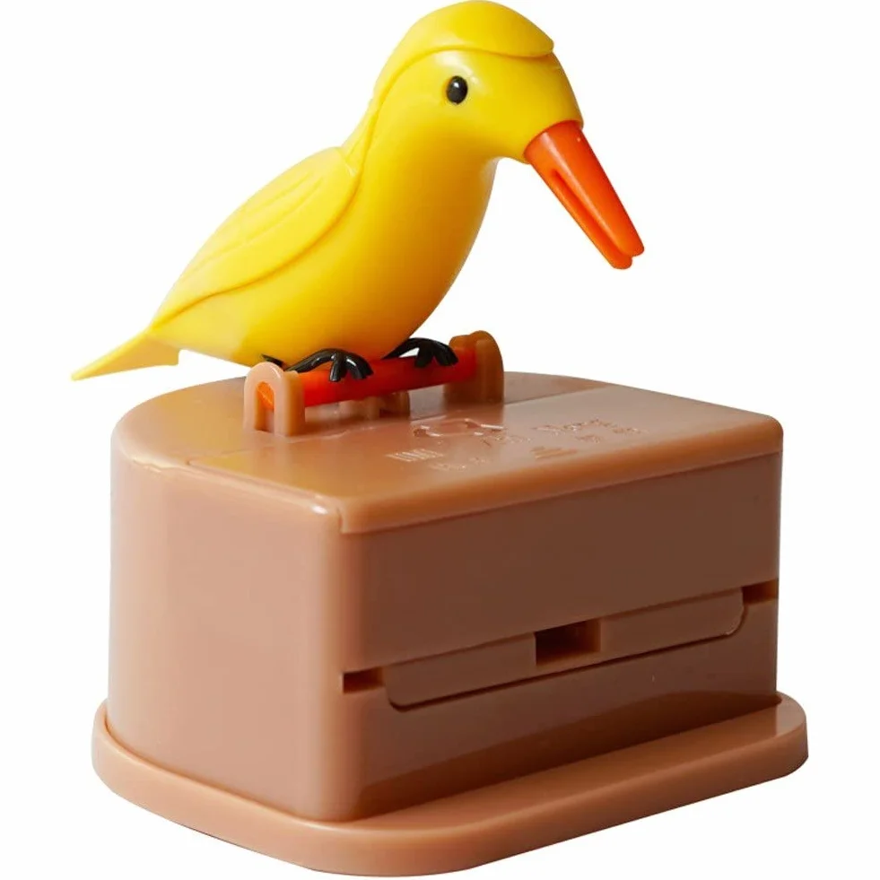 Dispenser per Stuzzicadenti Automatico Picchio Tucano per Casa Tavolo