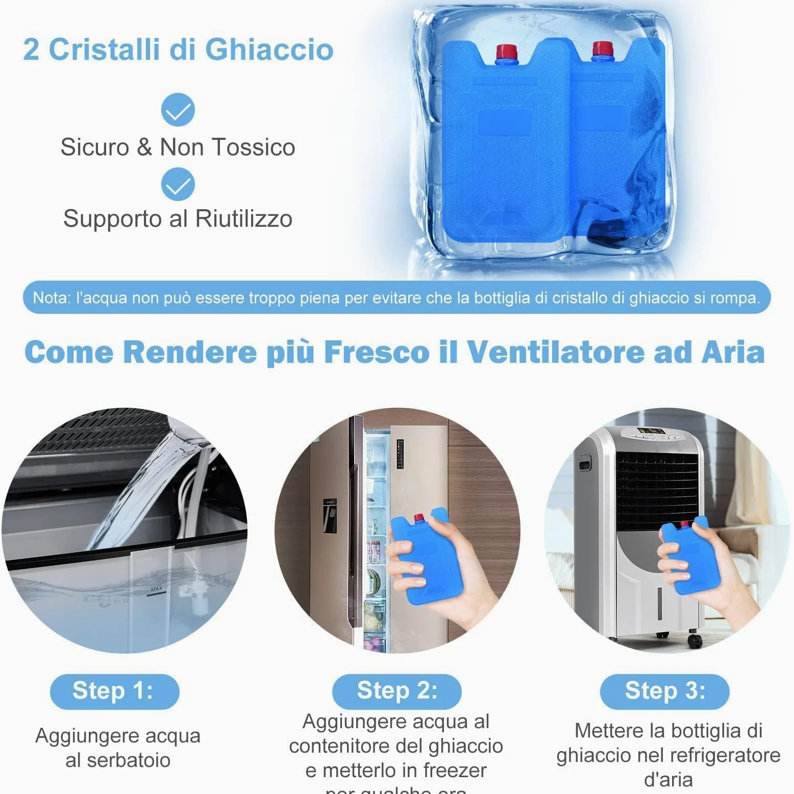 RELAX4LIFE Raffreddatore Evaporativo 5 in 1 Nuova 2026 con Raffreddamento 75W, Riscaldamento 2000W, Umidificatore, Ventilatore, Purificatore d’Aria, Timer 8H, Serbatoio 7L (5in1 Total 7L 2026)
